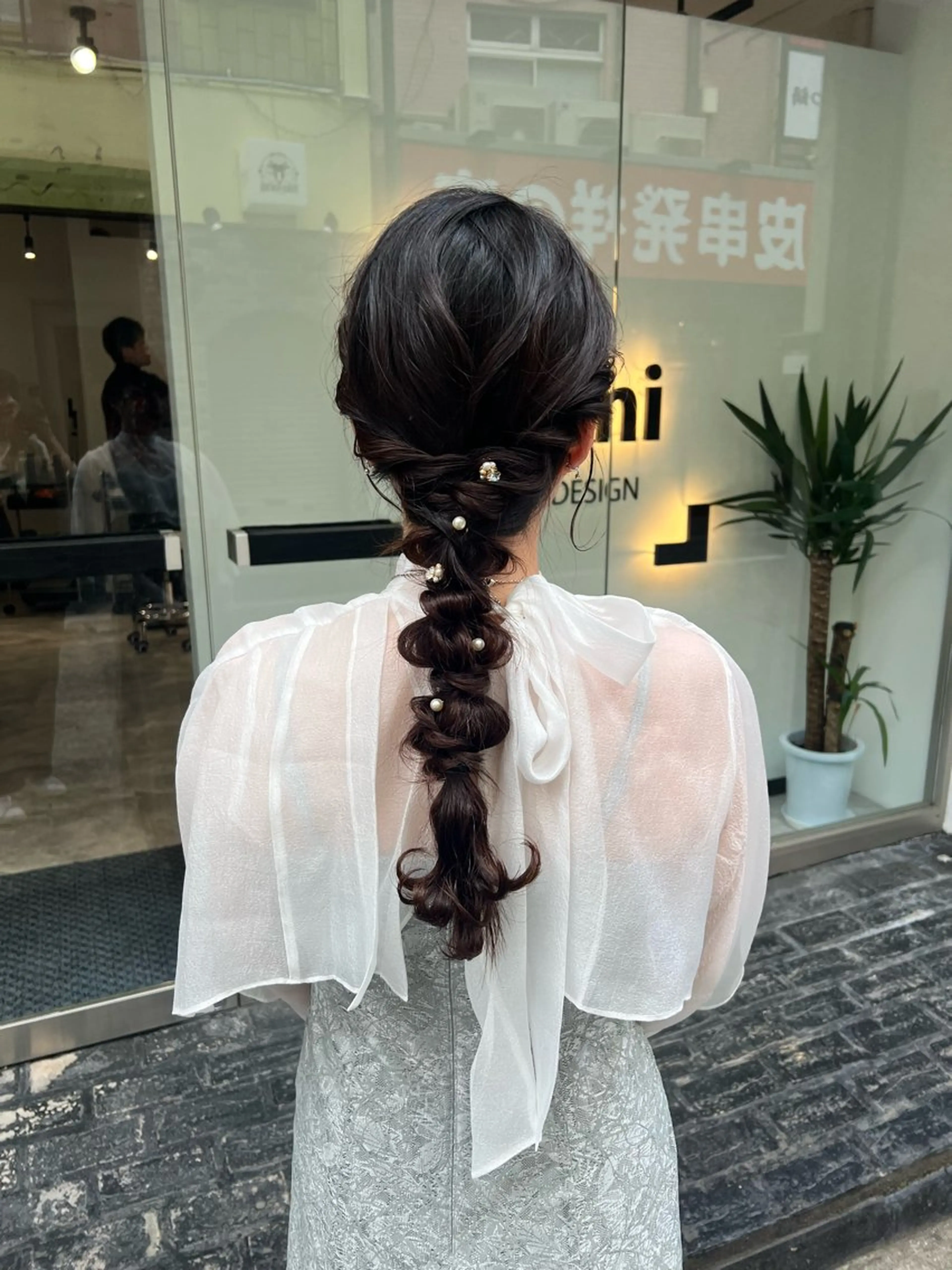 セミロング カラー ヘアアレンジ 「sumi」Hair  Design所属・「sumi」 AMIのヘアスタイル