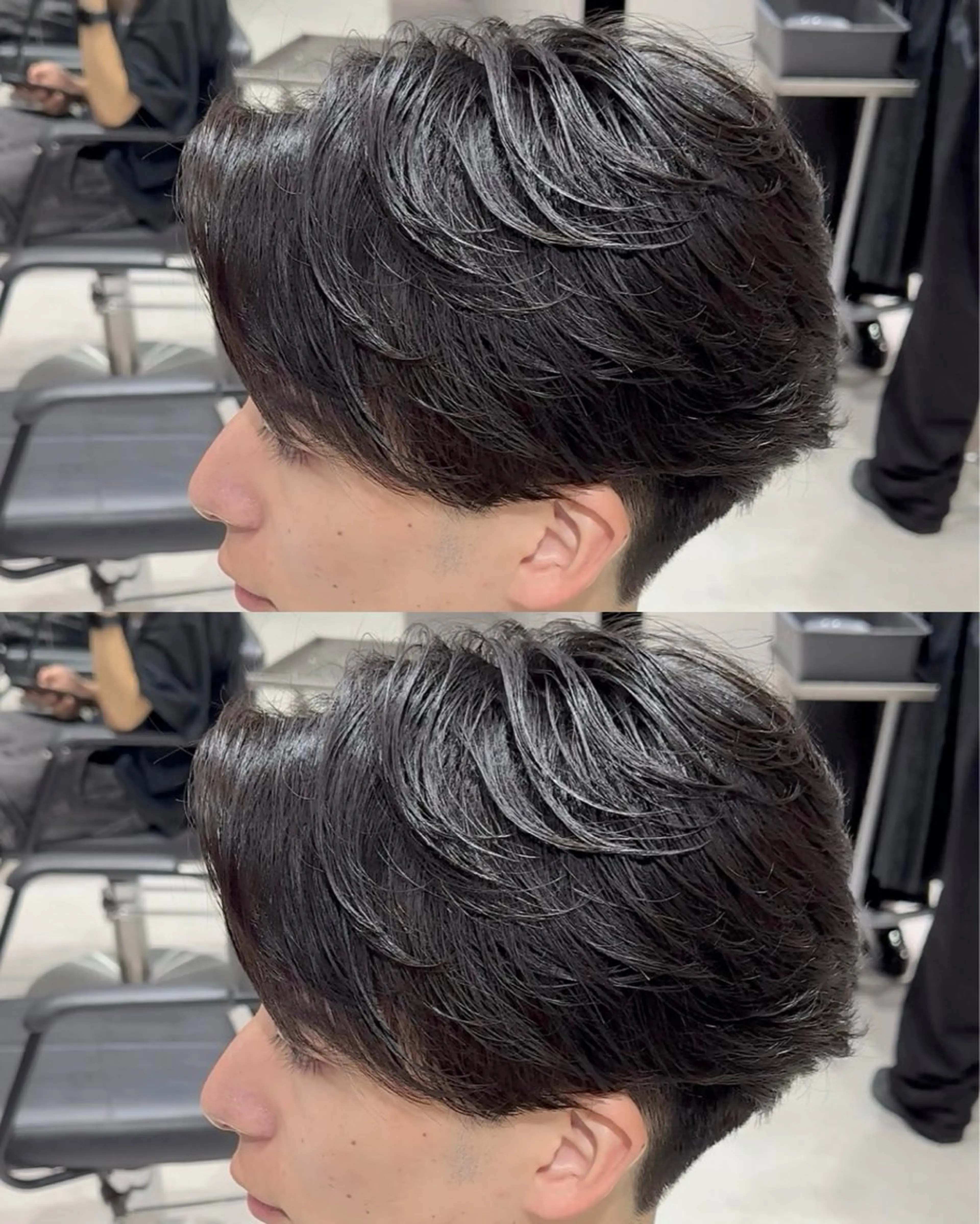 ショート パーマ メンズ ニュアンスパーマ カット パーマ 🍀メンズパーマ職人 池袋🍀Yuraのヘアスタイル