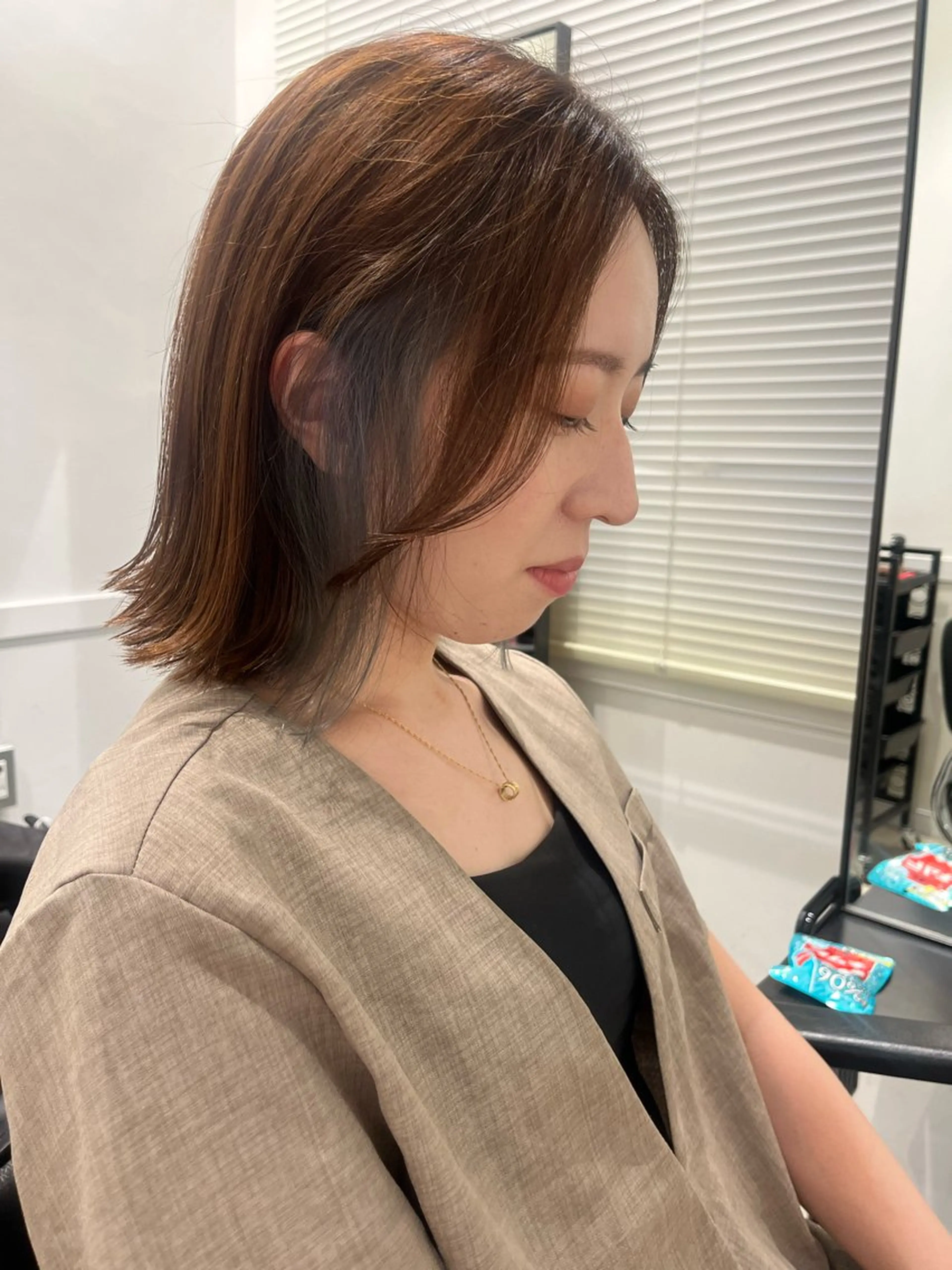 ミディアム カラー Go   Today シェアサロン　横浜店所属・【ただの天才 🎨】のヘアスタイル