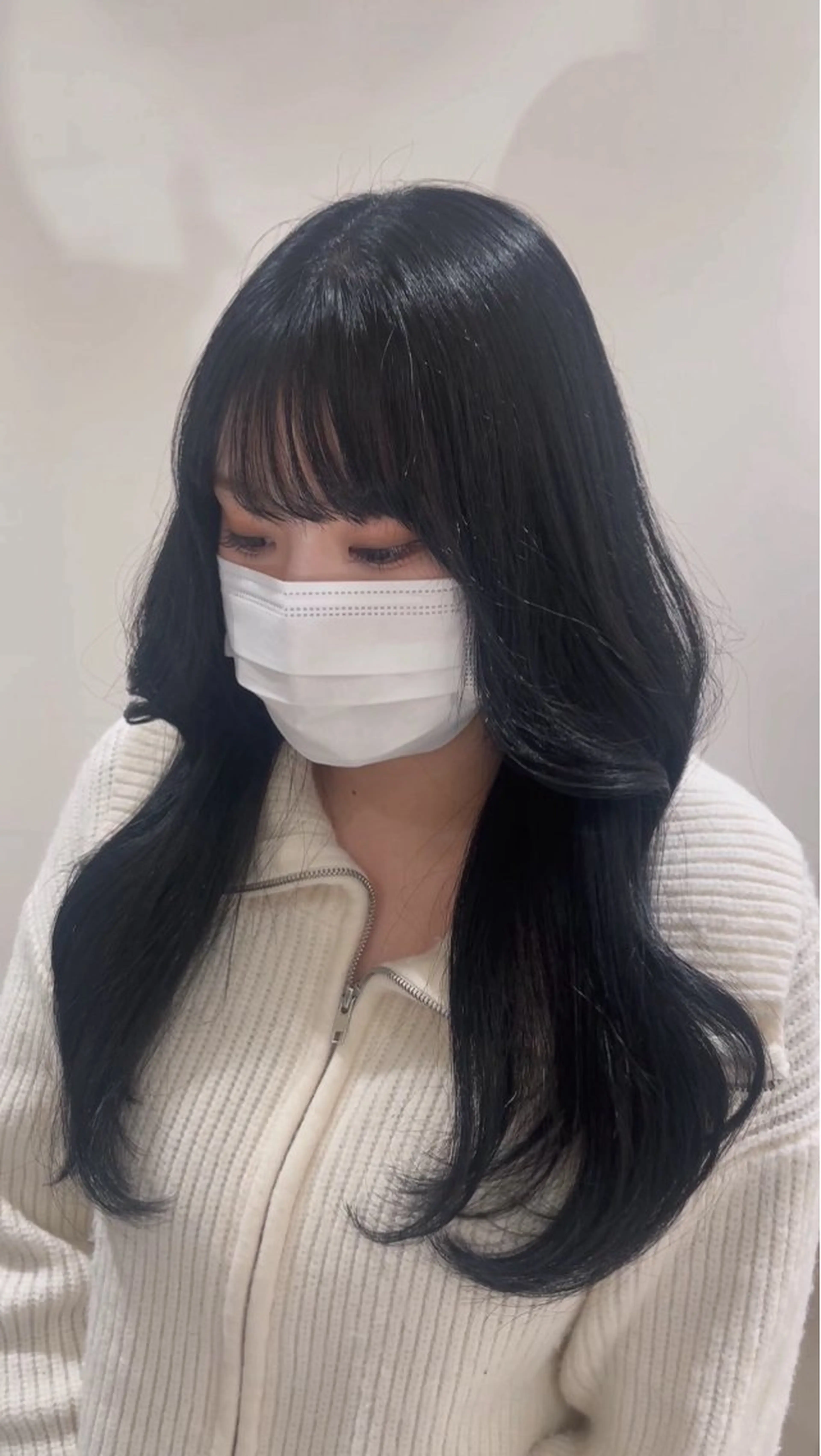 ロング カラー 💖大人韓国ヘア💖 韓国艶カラー【銀座】のヘアスタイル