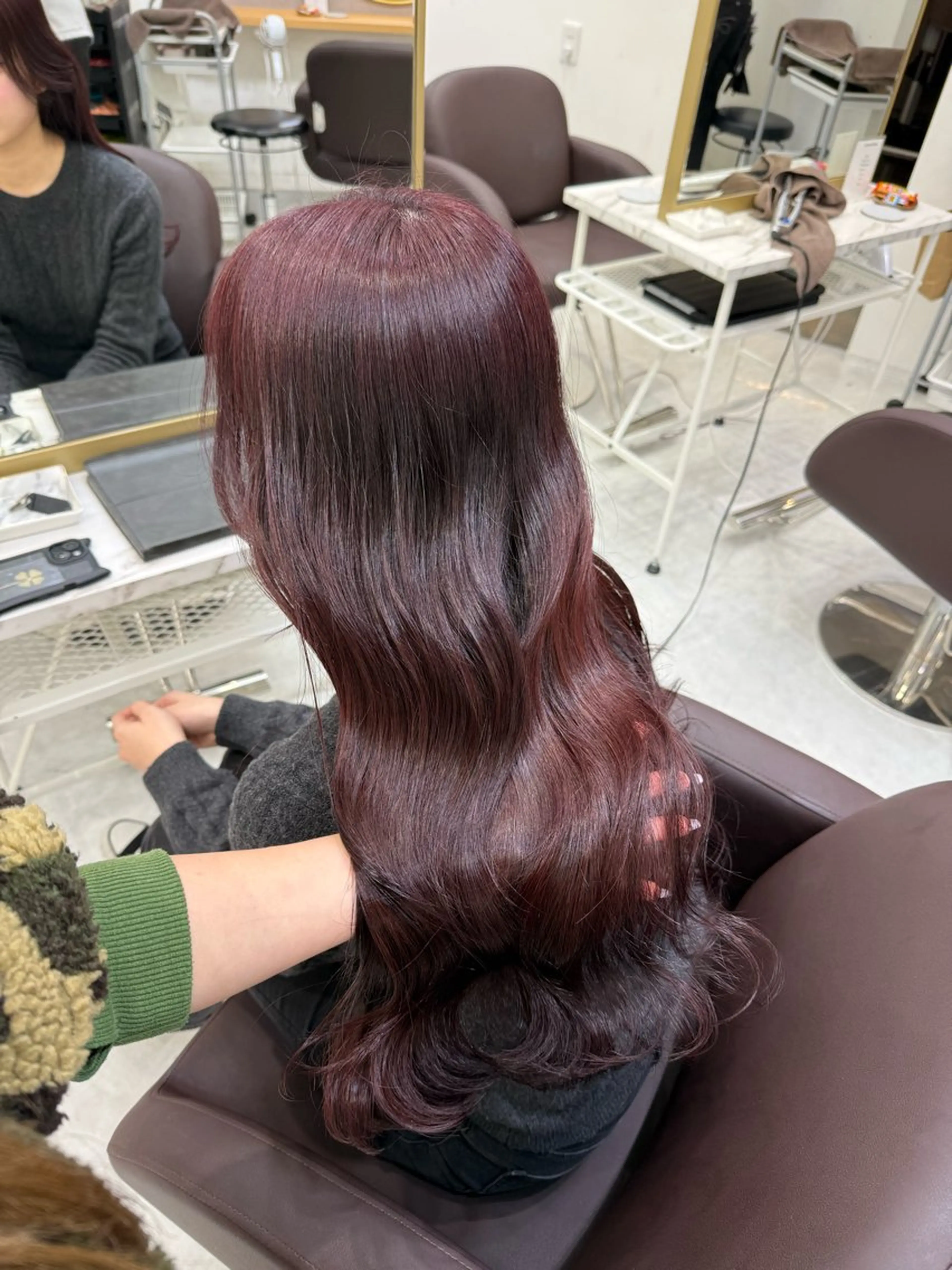 ロング カラー ヘアアレンジ ヘアカラー トリートメント ヘアセット 💗横浜美容室 💗HARUNAのヘアスタイル