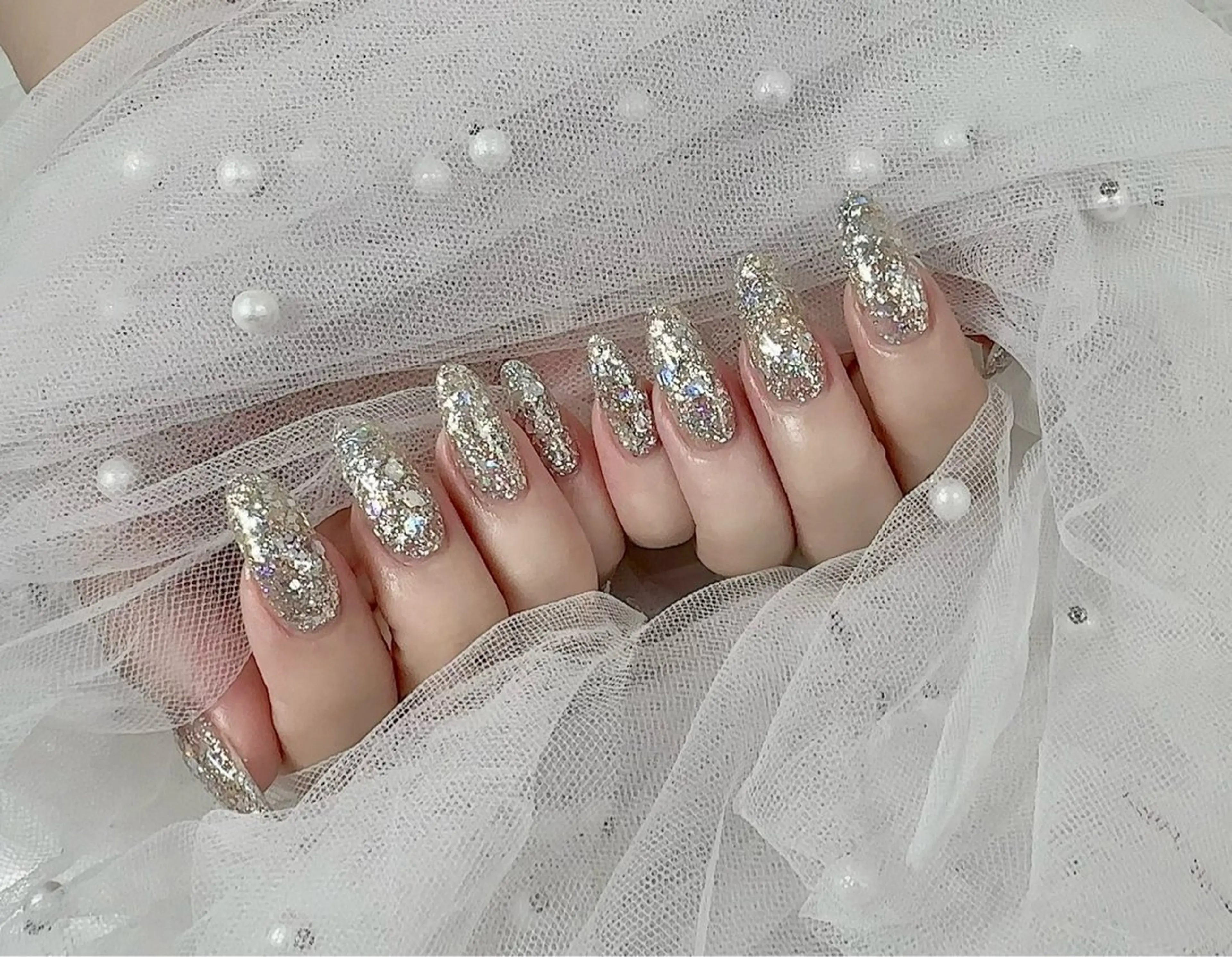 ✨当日予約限定✨オフ込ハンドorフットワンカラー🩵(どちらか選択可能)の写真