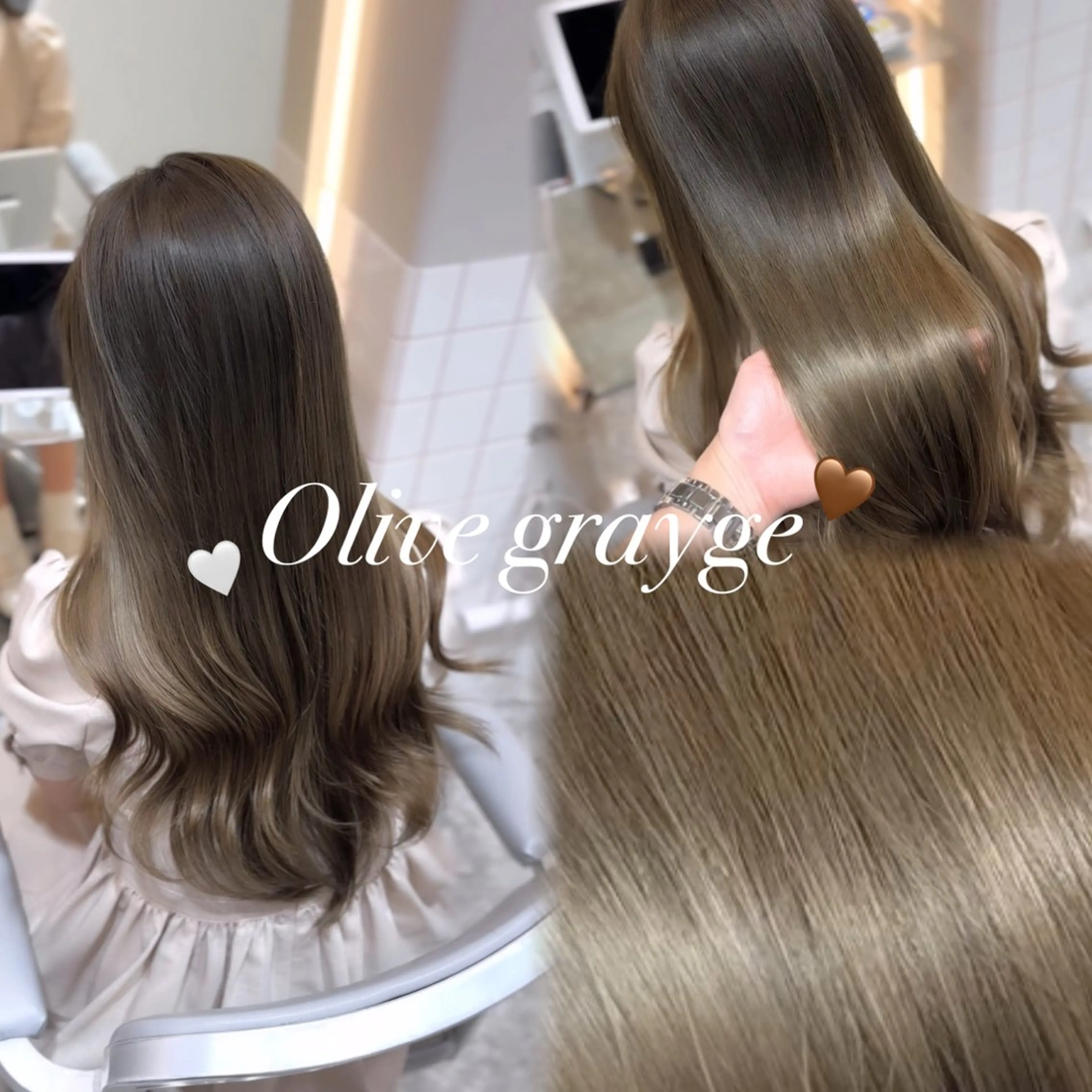 💖ミニモ学割💖韓国ヘアカラー➕選べる髪質改善トリートメント🇰🇷の写真