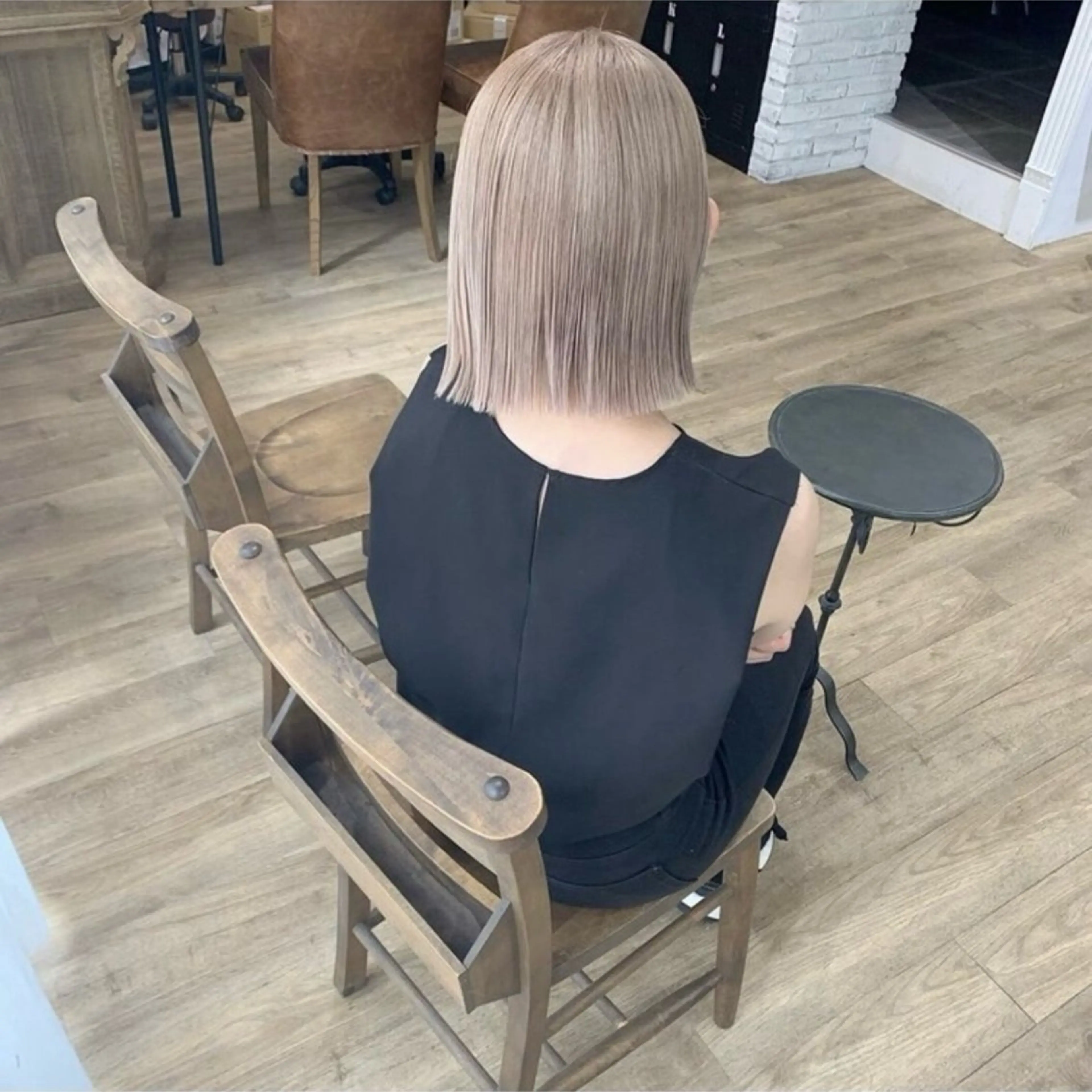 カラー ヘアカラー トリートメント Ria🌙*ﾟ 艶カラーのヘアスタイル