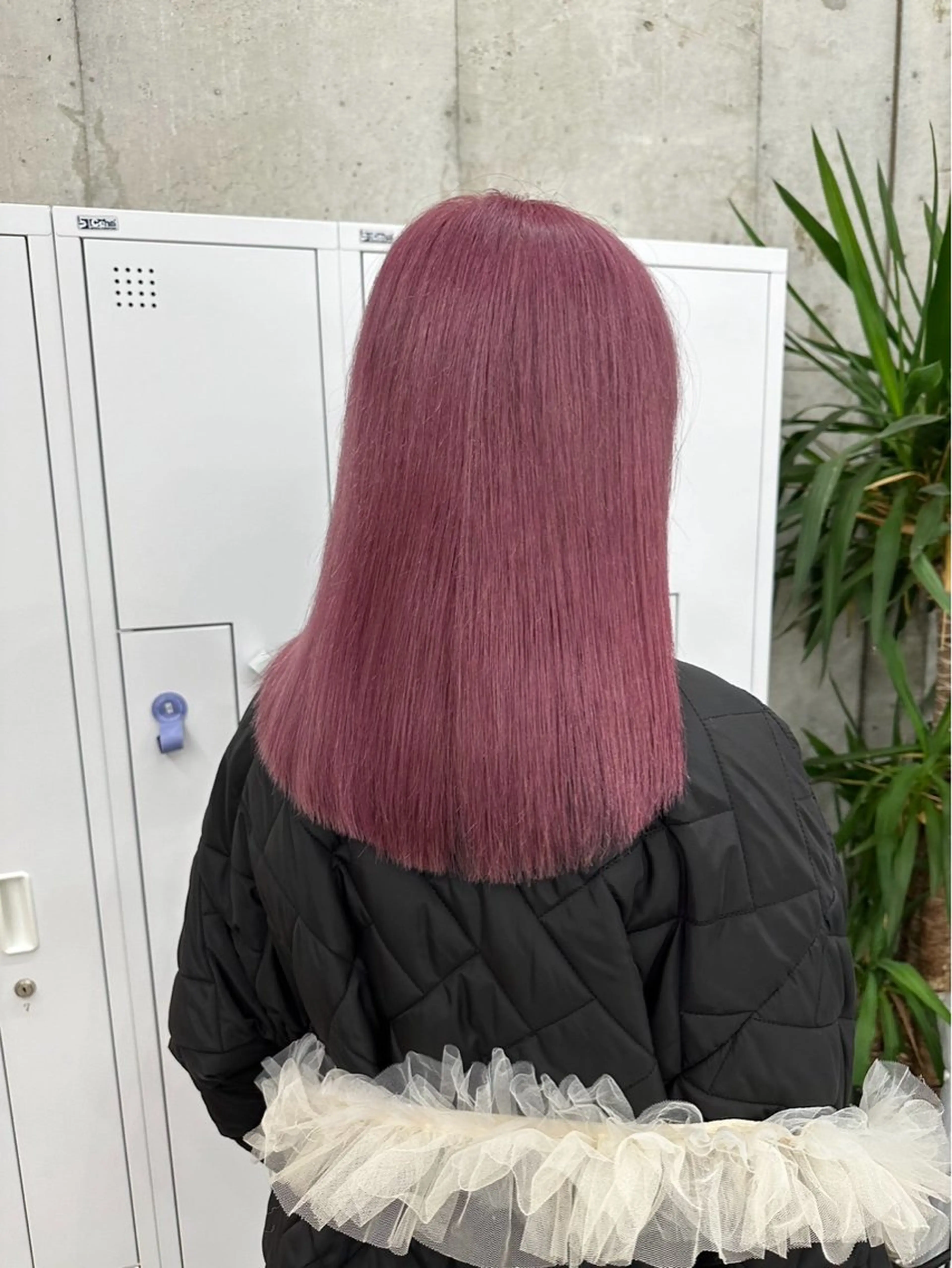 セミロング カラー ピンクカラー 苗代萌/ぷるツヤ髪 🫧／レイヤーカットのヘアスタイル