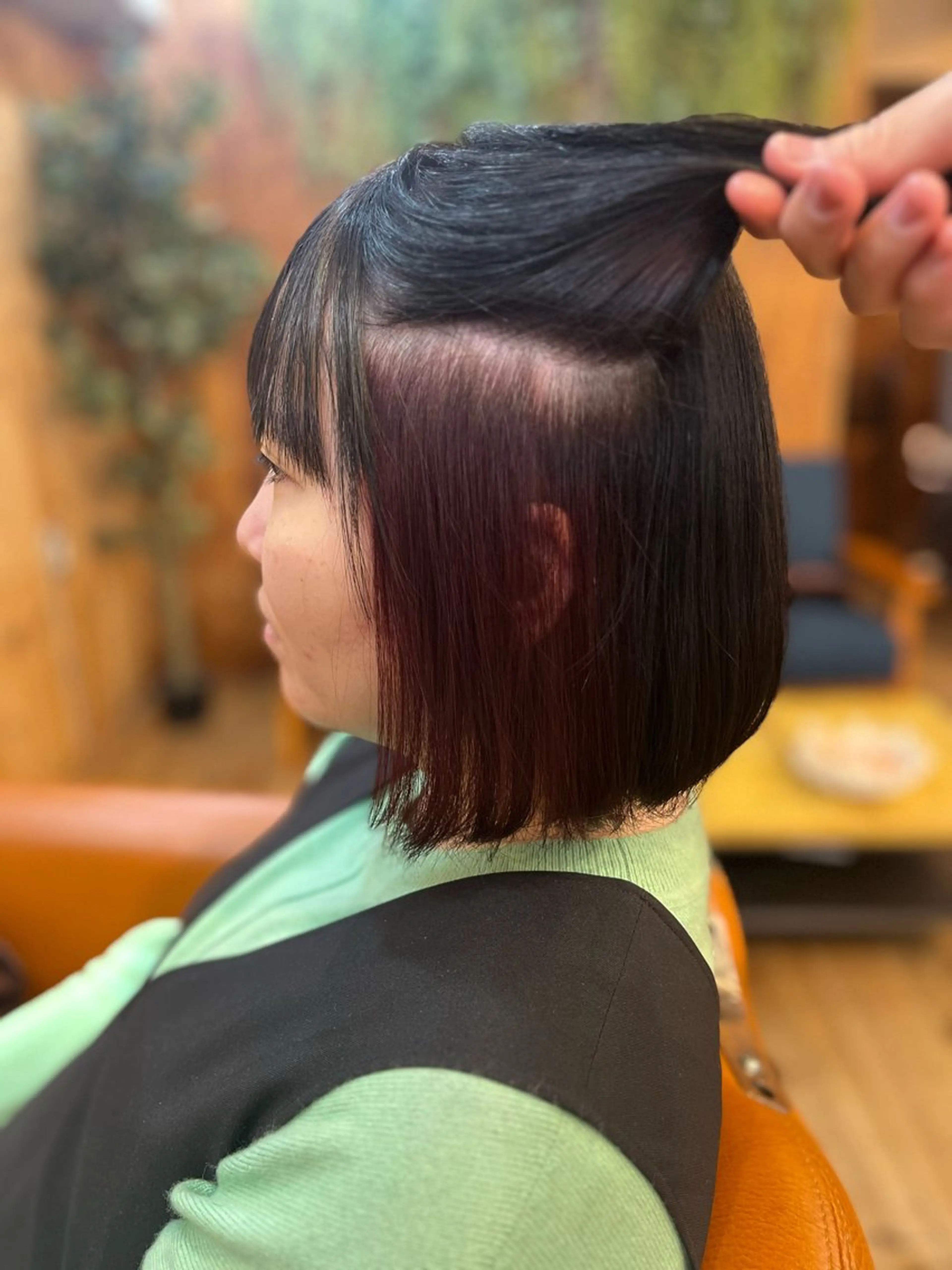 ショート カラー ブリーチ インナーカラー ブリーチなしカラー レッドカラー ✨髪質改善✨ 後藤 大輝✂️のヘアスタイル