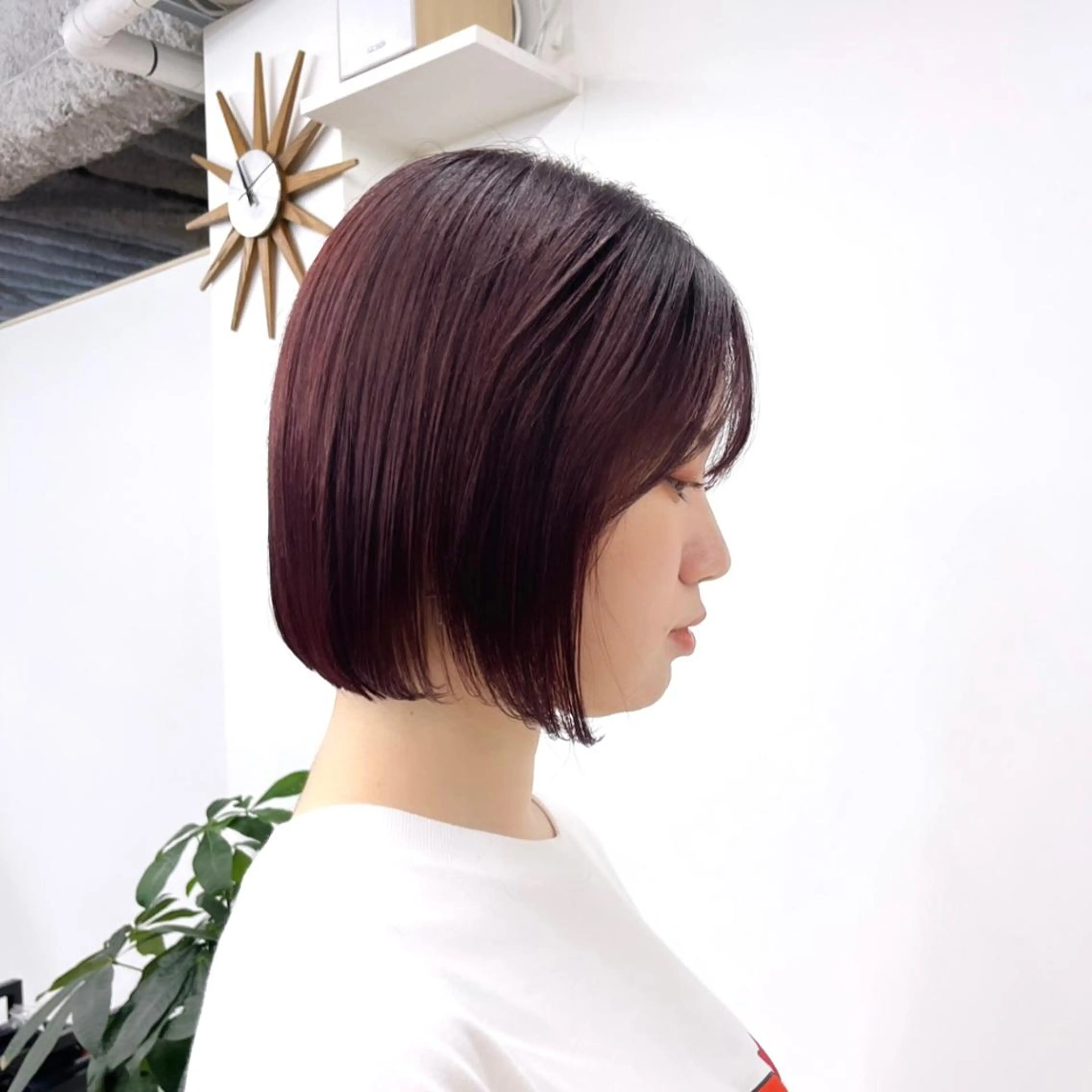 ミディアム カラー ヘアアレンジ 成人式 結婚式・ブライダル レッドカラー 入学式 卒業式のヘアスタイル HIROKO / 透明感暖色カラー🎀のヘアスタイル
