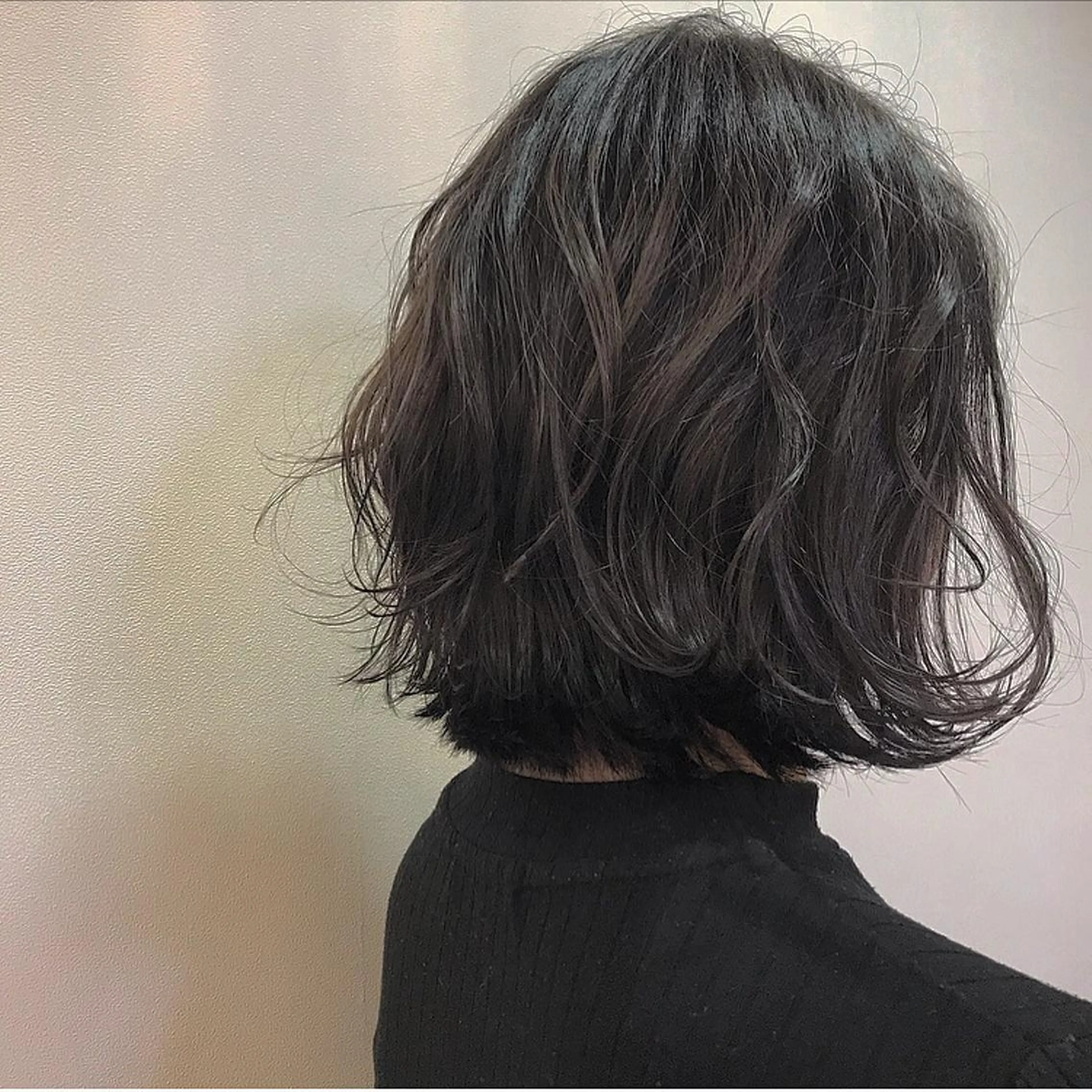 ミディアム 似合わせカットカラー ♡佐藤捺美のヘアスタイル
