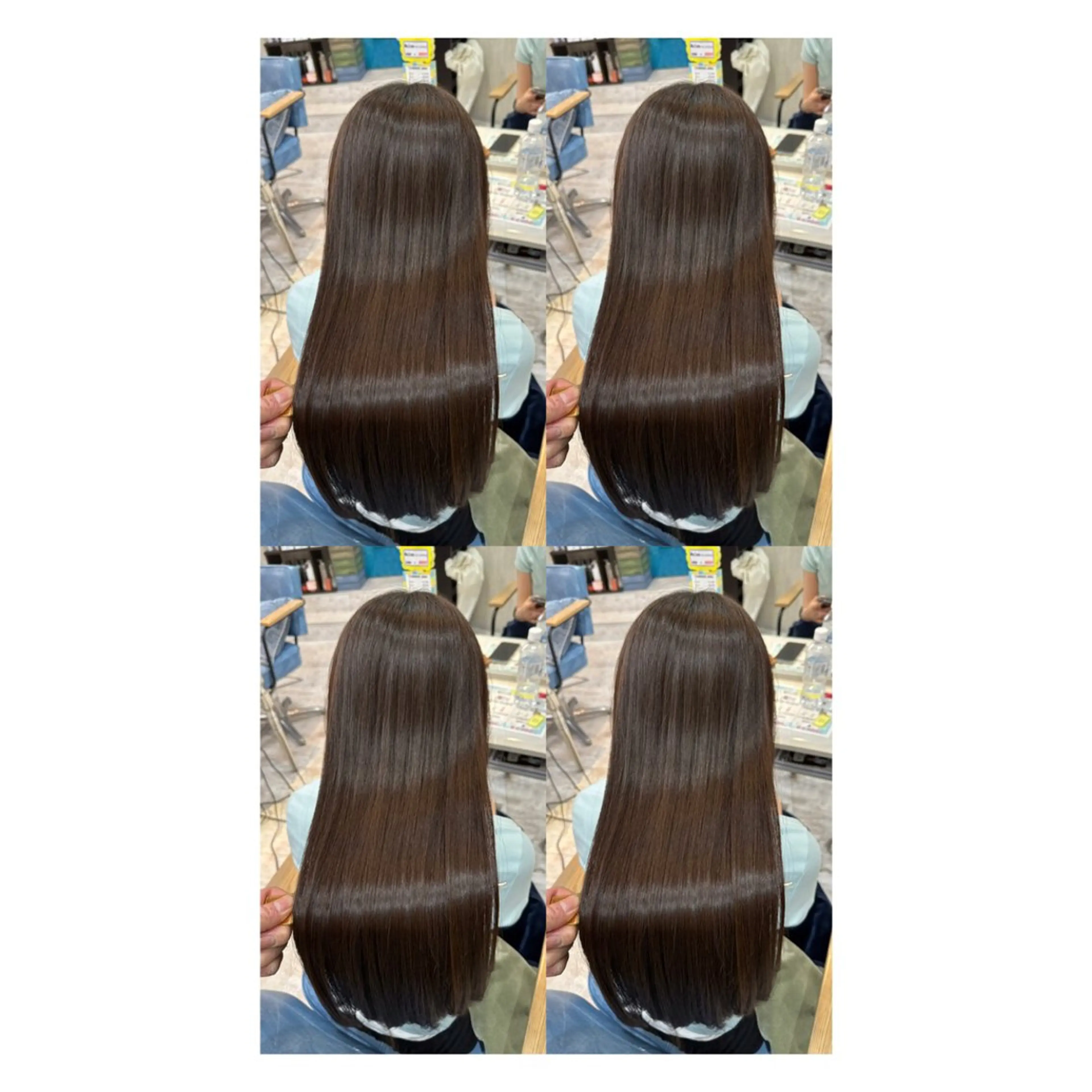 ロング カラー 透明感カラー 髪質改善 縮毛矯正 トリートメント カット ヘアカラー トリートメント 店長✨レイヤー✖️ 髪質改善✖️韓国ヘアのヘアスタイル