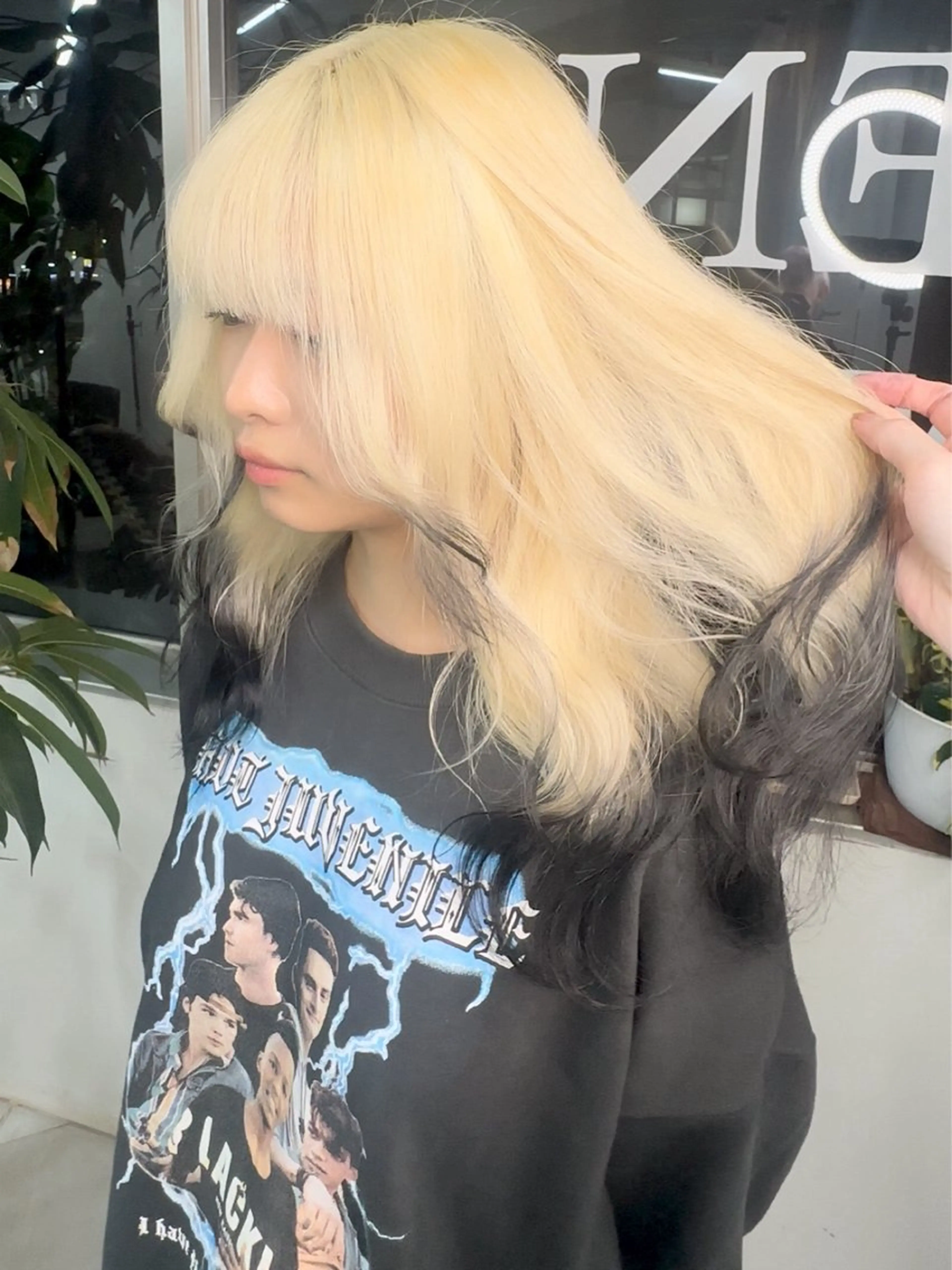 【1日1名様限定🔥】ブリーチリタッチ（トリートメント提案）の写真