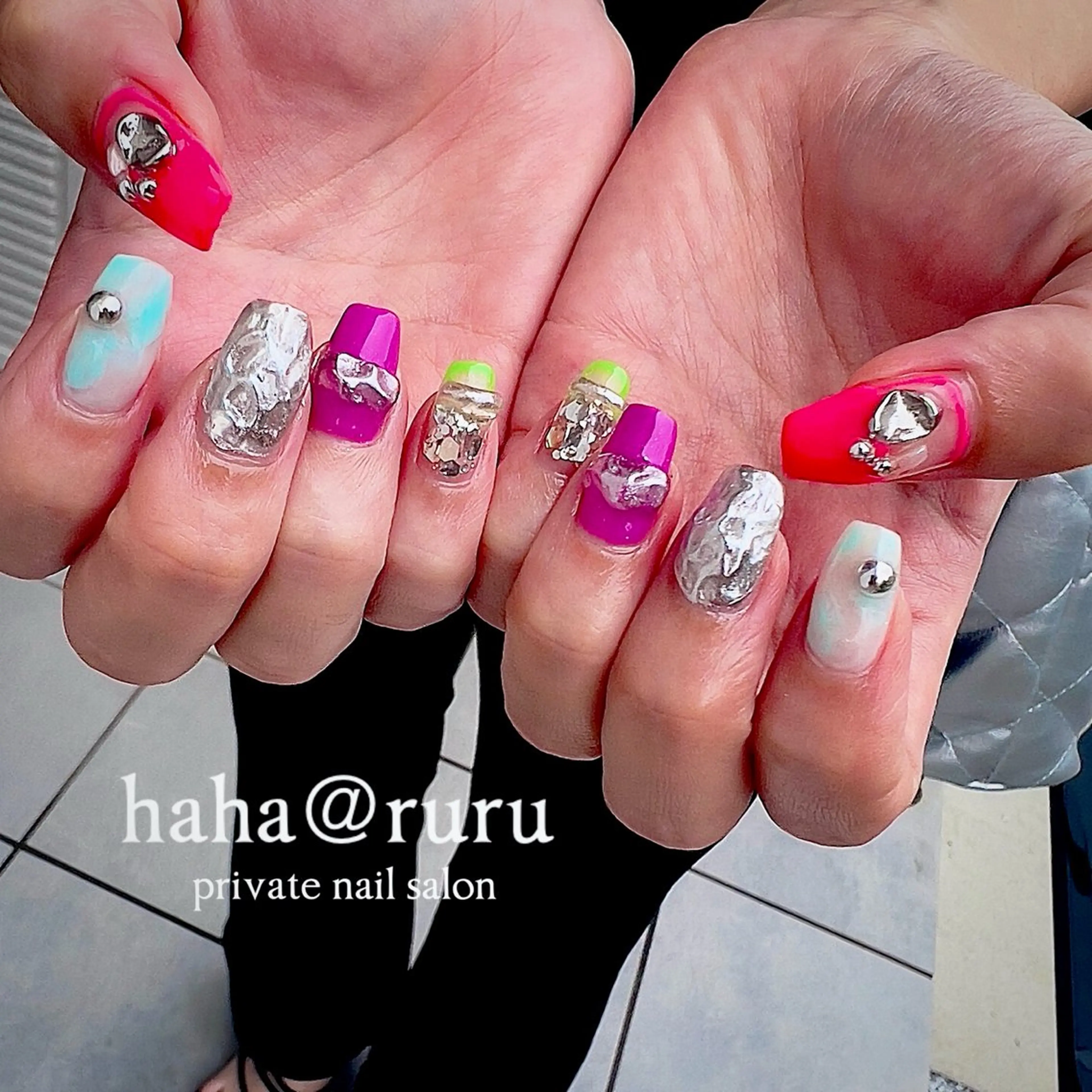 ネイル haha@ ruruのネイルデザイン