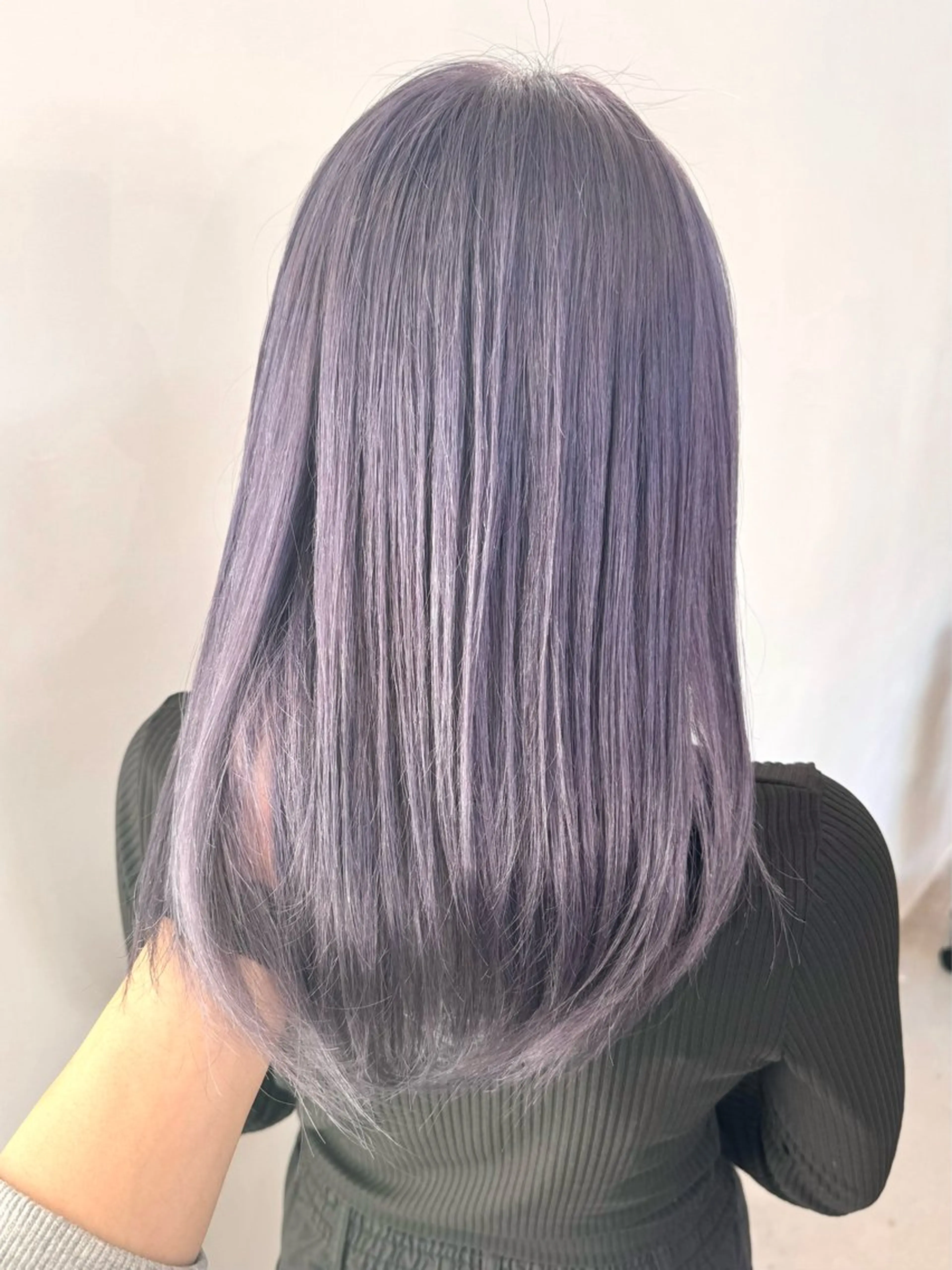 ロング カラー 透明感カラー ラベンダーカラー 中西倖 トップスタイリストのヘアスタイル