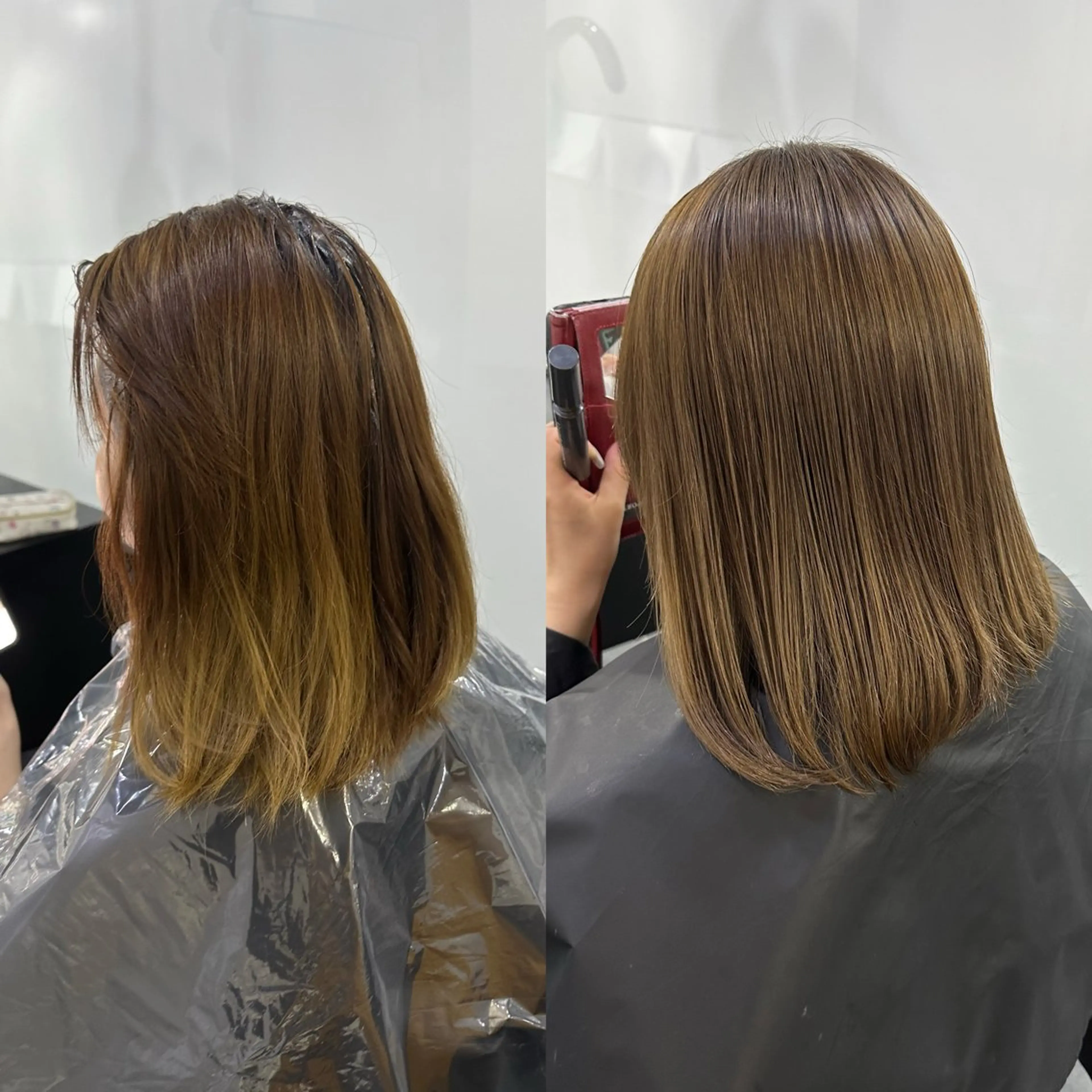 ミディアム カラー アッシュ ベージュカラー haco+所属・🌈派手髪エクステ ブレイズ🌈ひろとのヘアスタイル