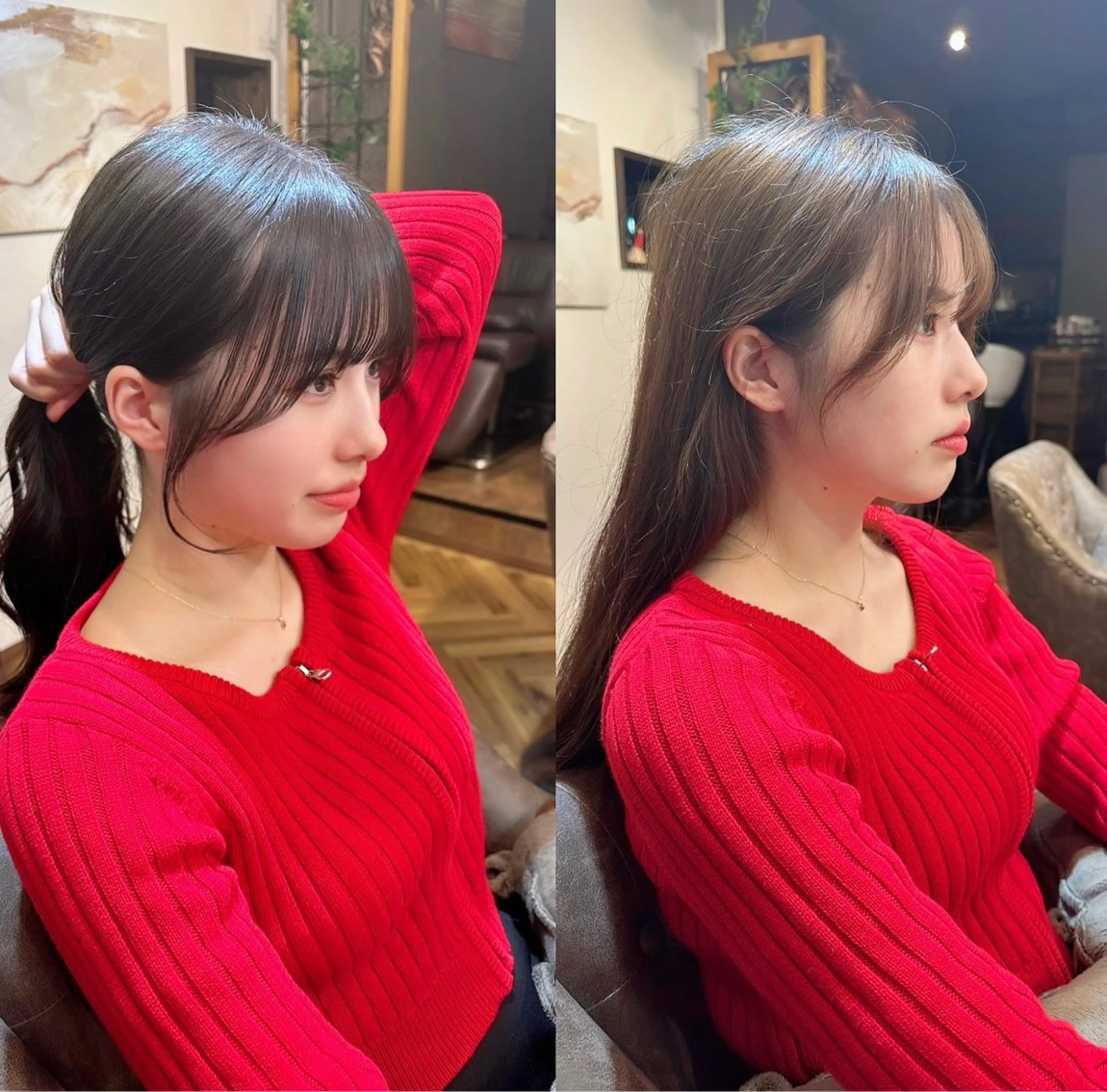 ✨【平日限定】✨ご新規様限定💁‍♂️前髪(お顔周り込み)カット＋前髪美髪矯正🌈¥11000→¥9000の写真