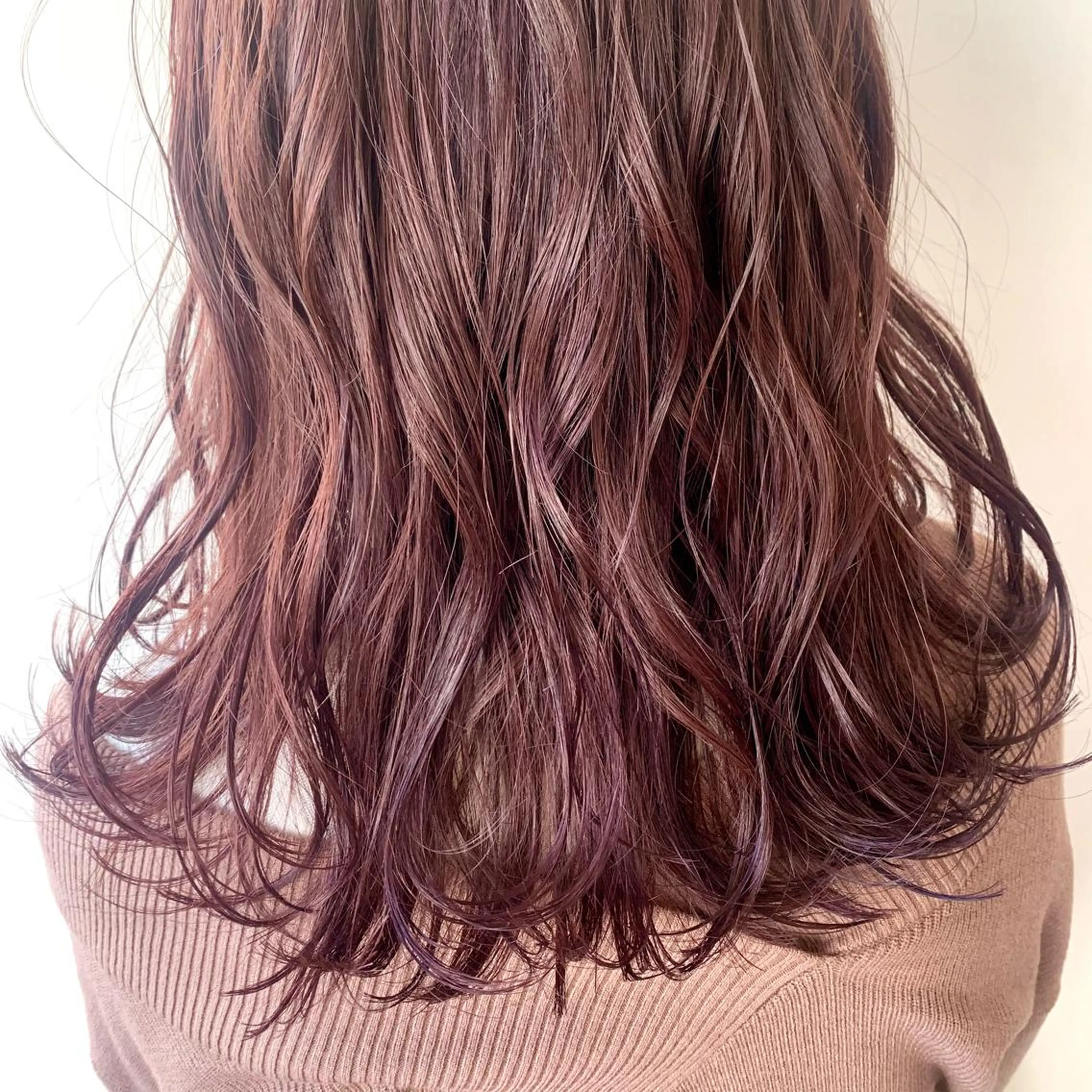 ミディアム カラー ラベンダーカラー ピンクカラー ピンクラベンダー 【azure横浜】 🧸misaki🌸のヘアスタイル