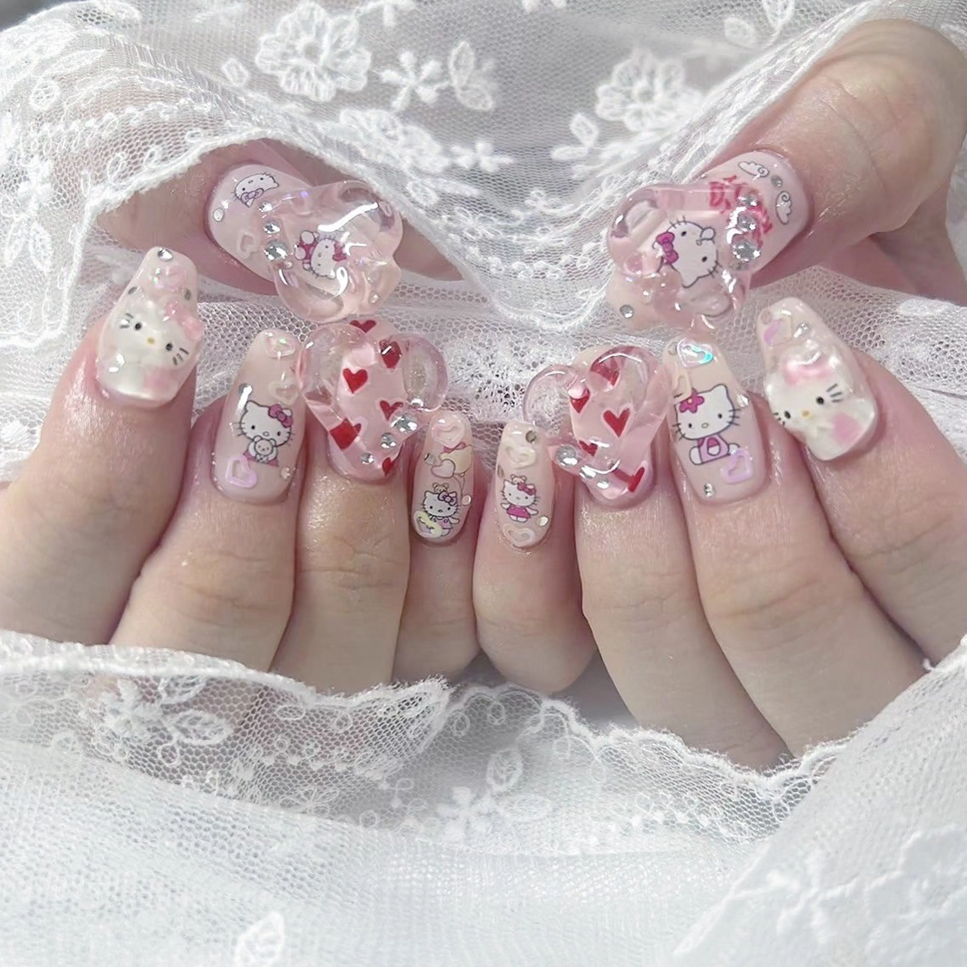 ネイル アートネイル 長さ出し フットネイル 韓国ネイル マグネットネイル ハンドネイル Minami 🍓のネイルデザイン