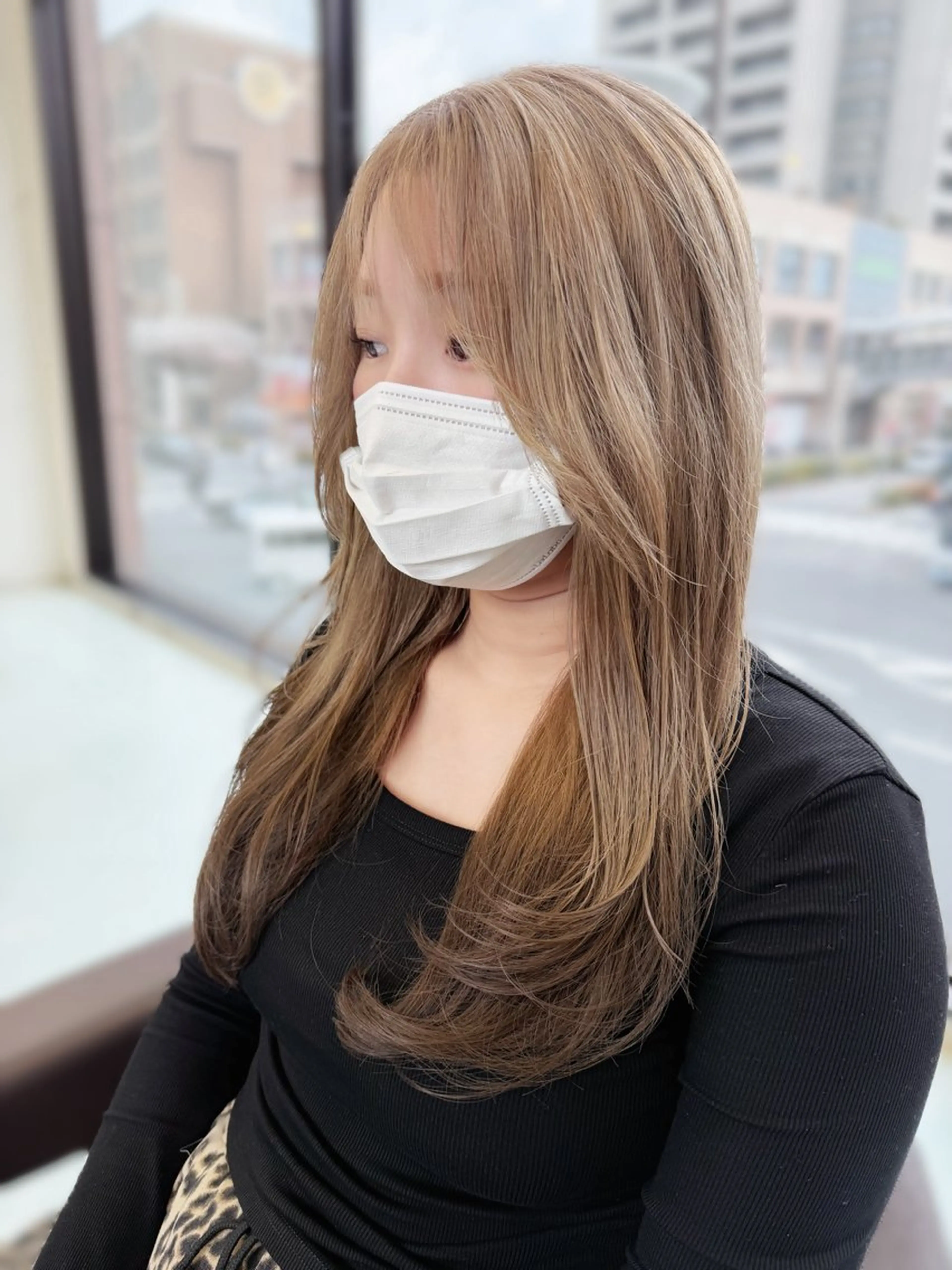 ロング カット ヘアカラー wil西宮レイヤー 西村徹のヘアスタイル