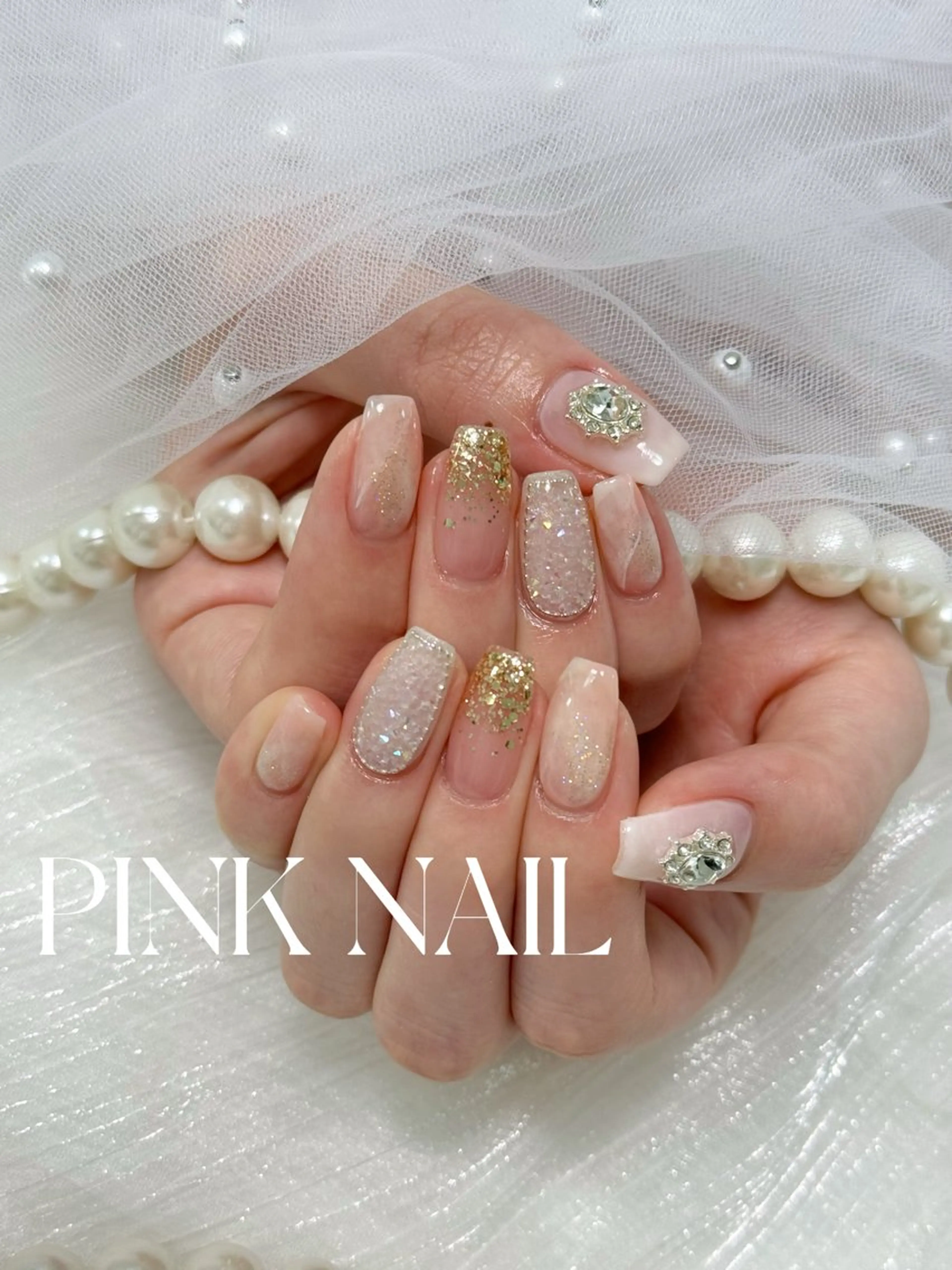 ネイル ハンドネイル pink nailのネイルデザイン