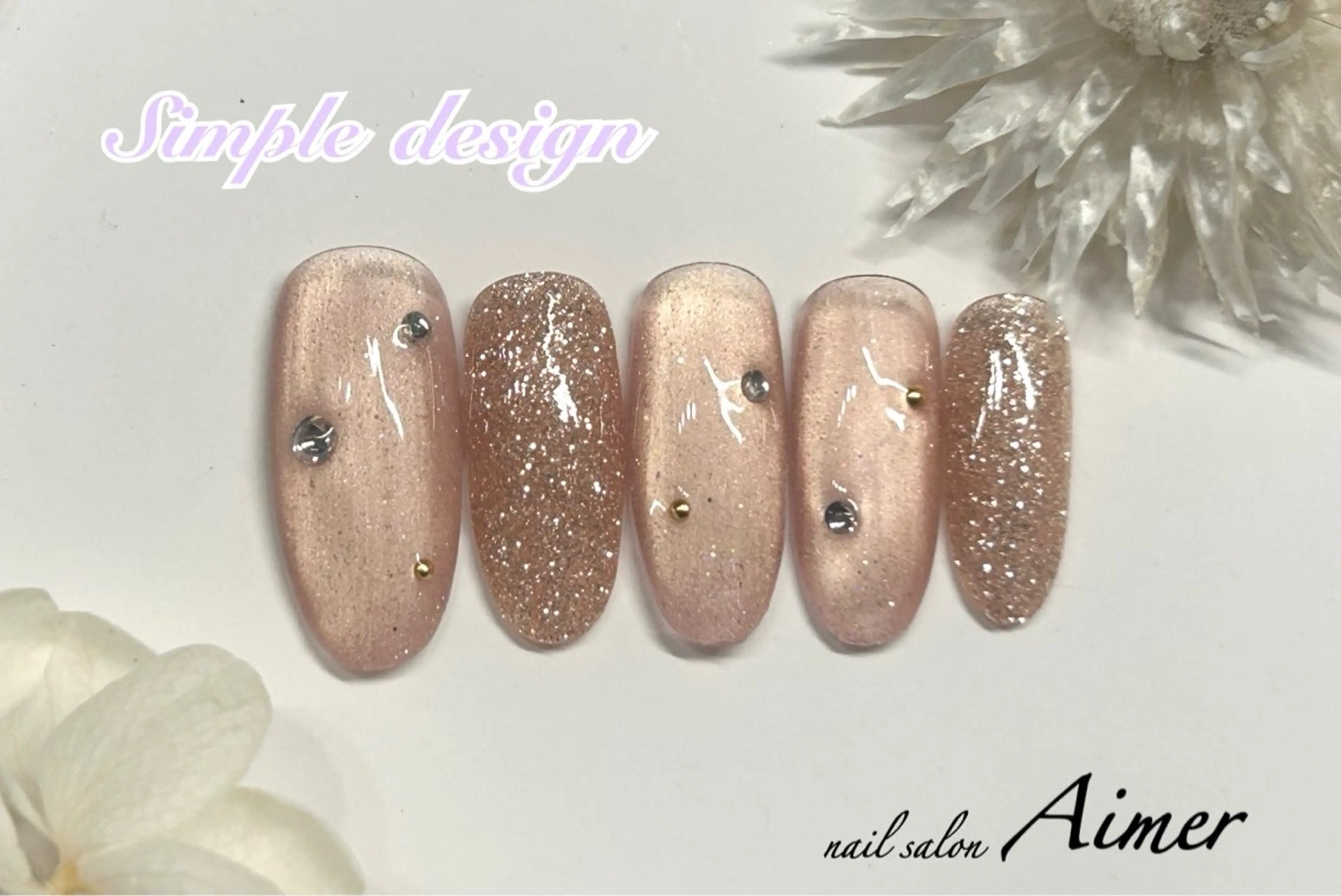 ネイル ハンドネイル nail salon Aimerのネイルデザイン