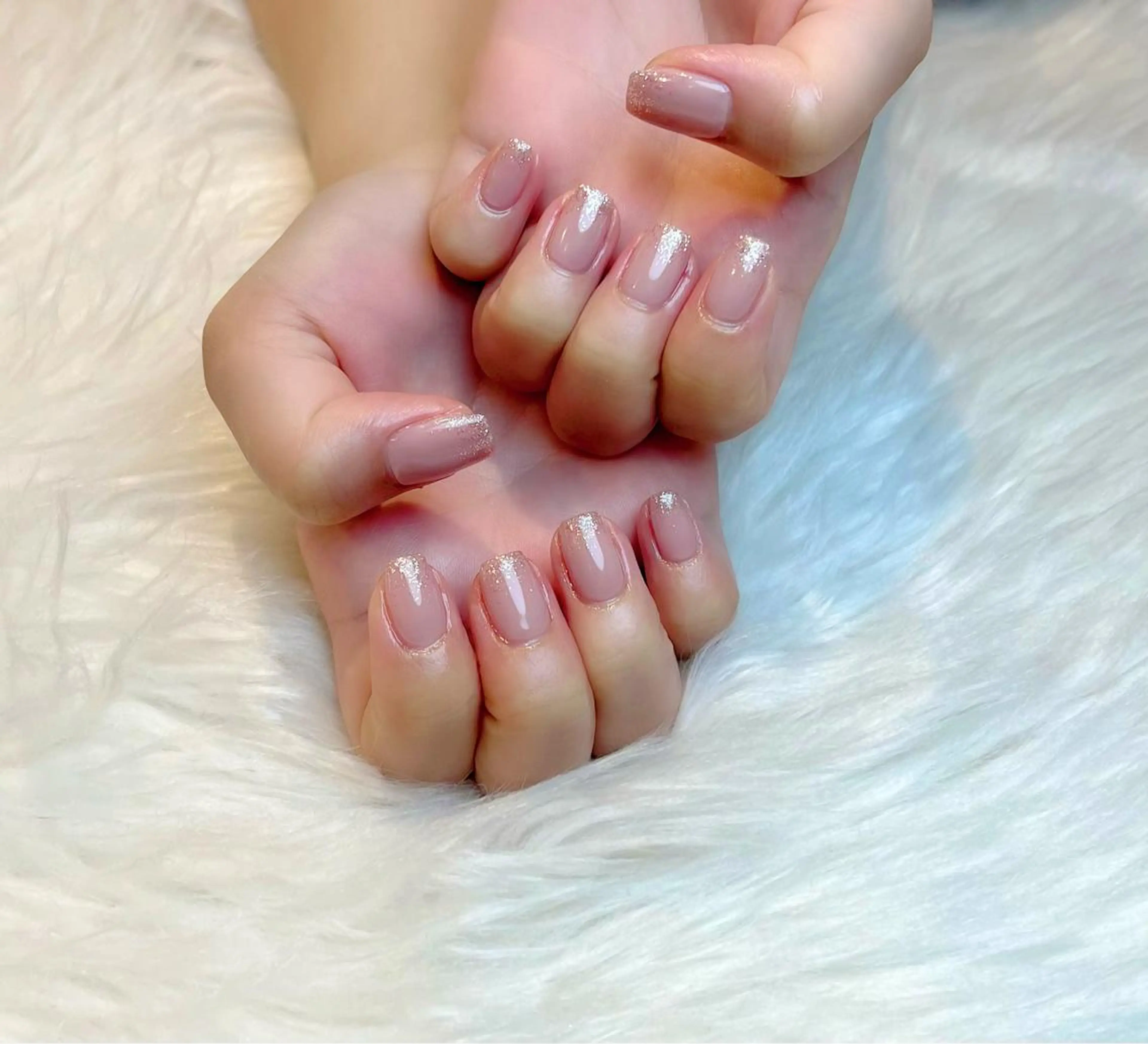 ネイル ラメ(グリッター) ラメグラデーション ワンカラーネイル ハンドネイル Lino+ ネイル&よもぎ蒸しのネイルデザイン