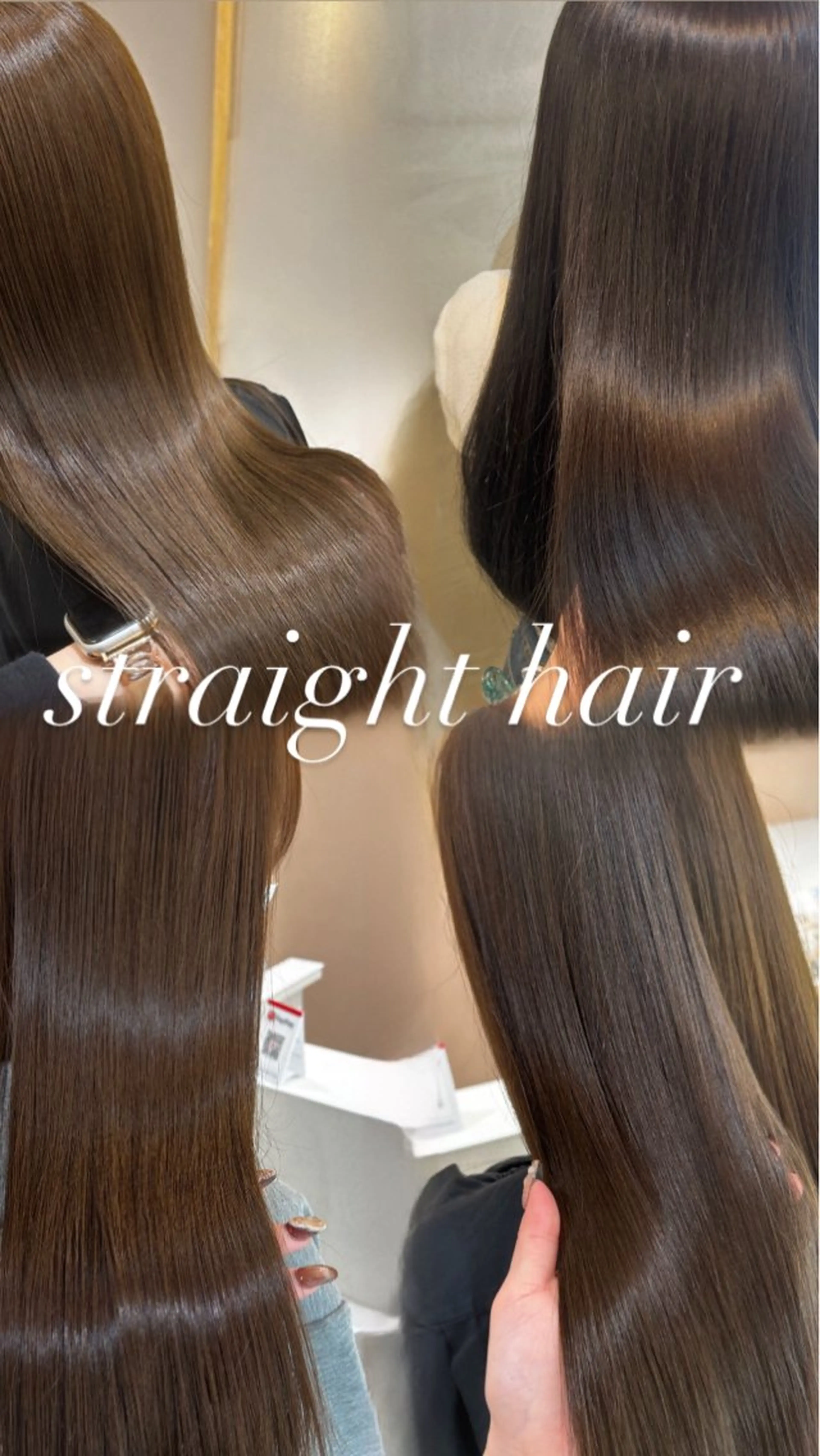 ロング カラー カット 縮毛矯正 🫧赤み消しカラー nanami🫧のヘアスタイル