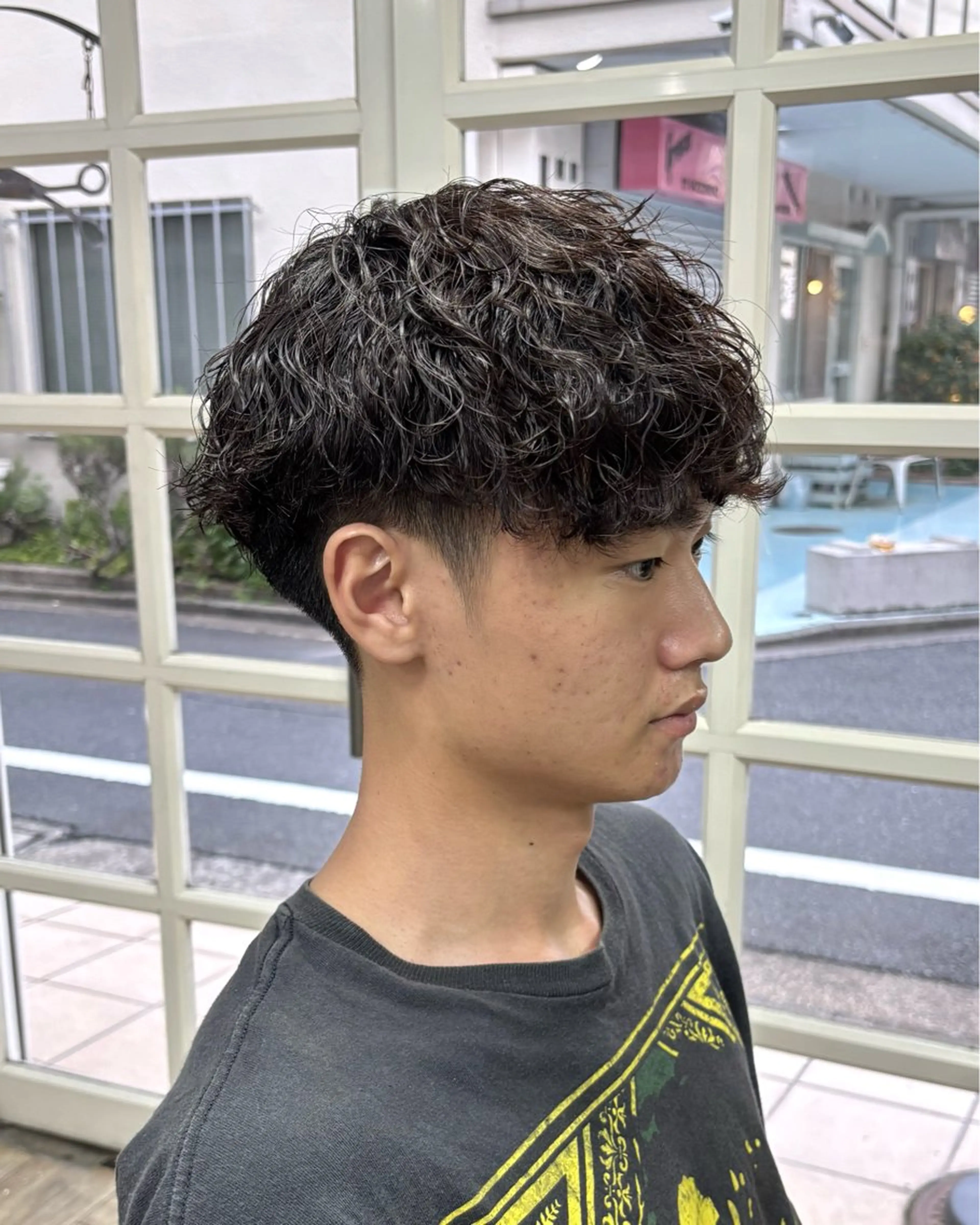 パーマ メンズ 波巻きパーマ homme, famille raugh【オム・ファミーユ・ラグ】所属・【メンズ特化】パーマ /マッシュ/たいちのヘアスタイル