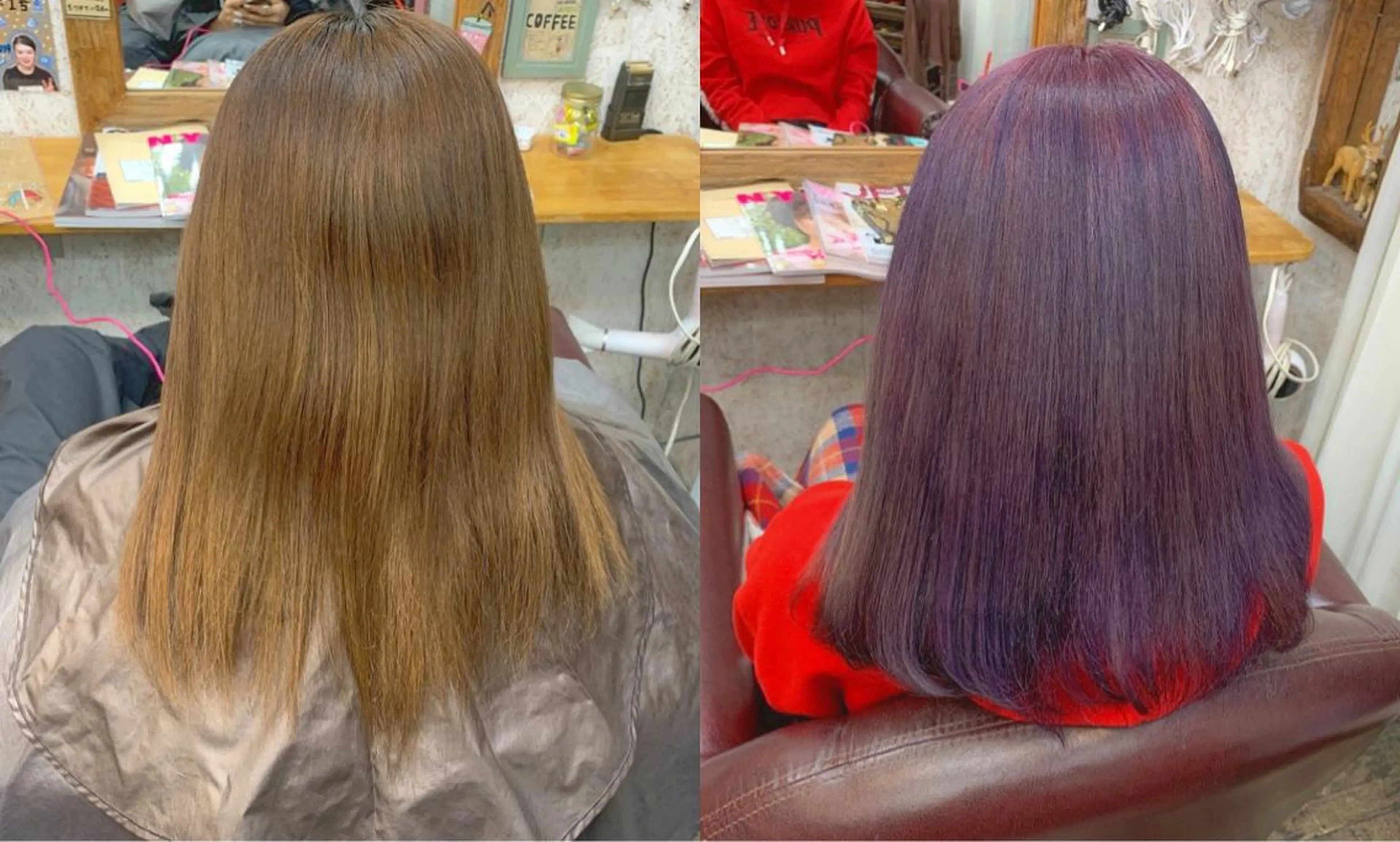 カラー ブリーチ バイオレットカラー Pages所属・カラーモデル募集ෆ‪ ＳＡＥのヘアスタイル