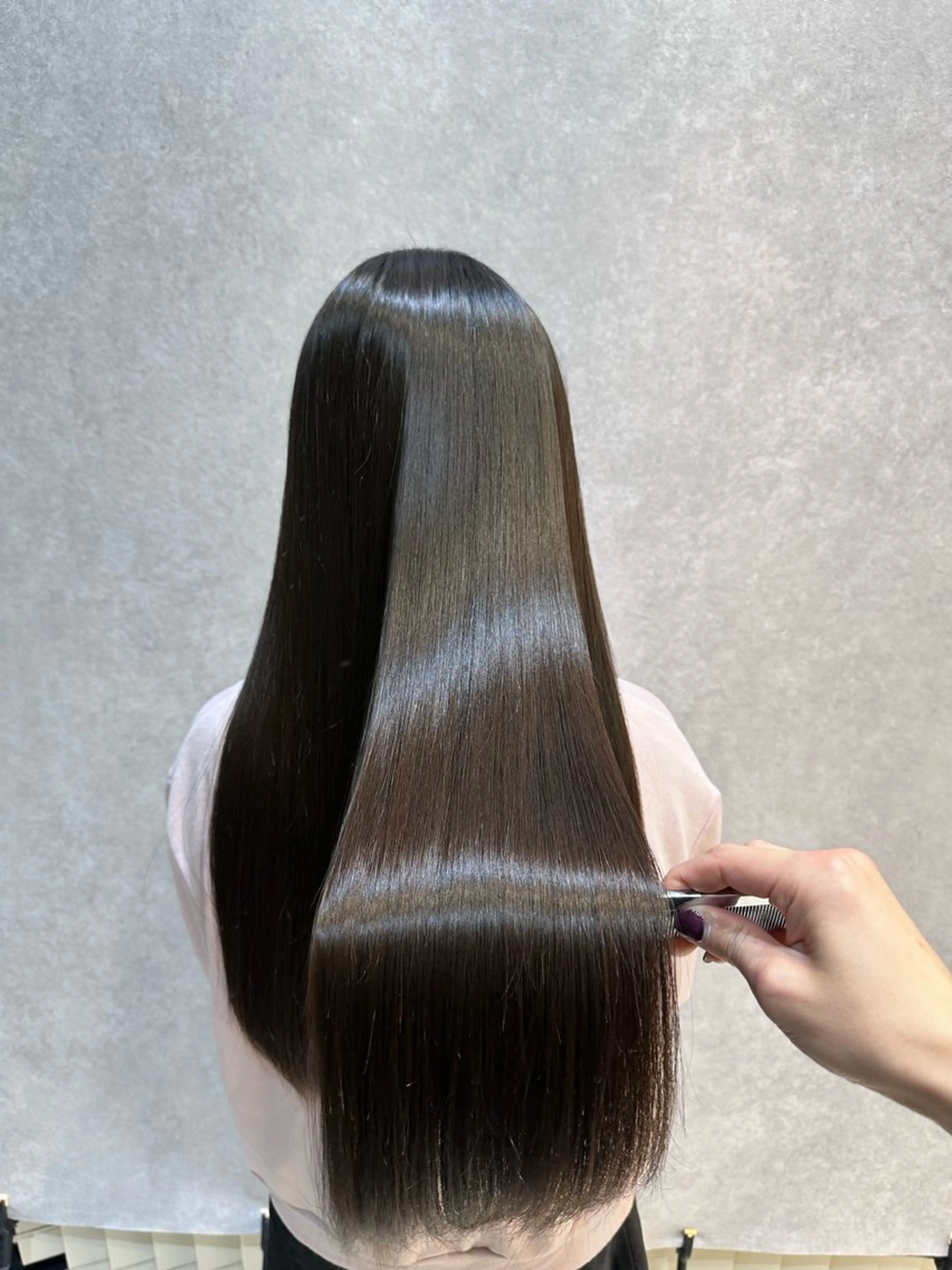 ロング 🔸縮毛矯正/髪質 改善カラー石崎🔸のヘアスタイル