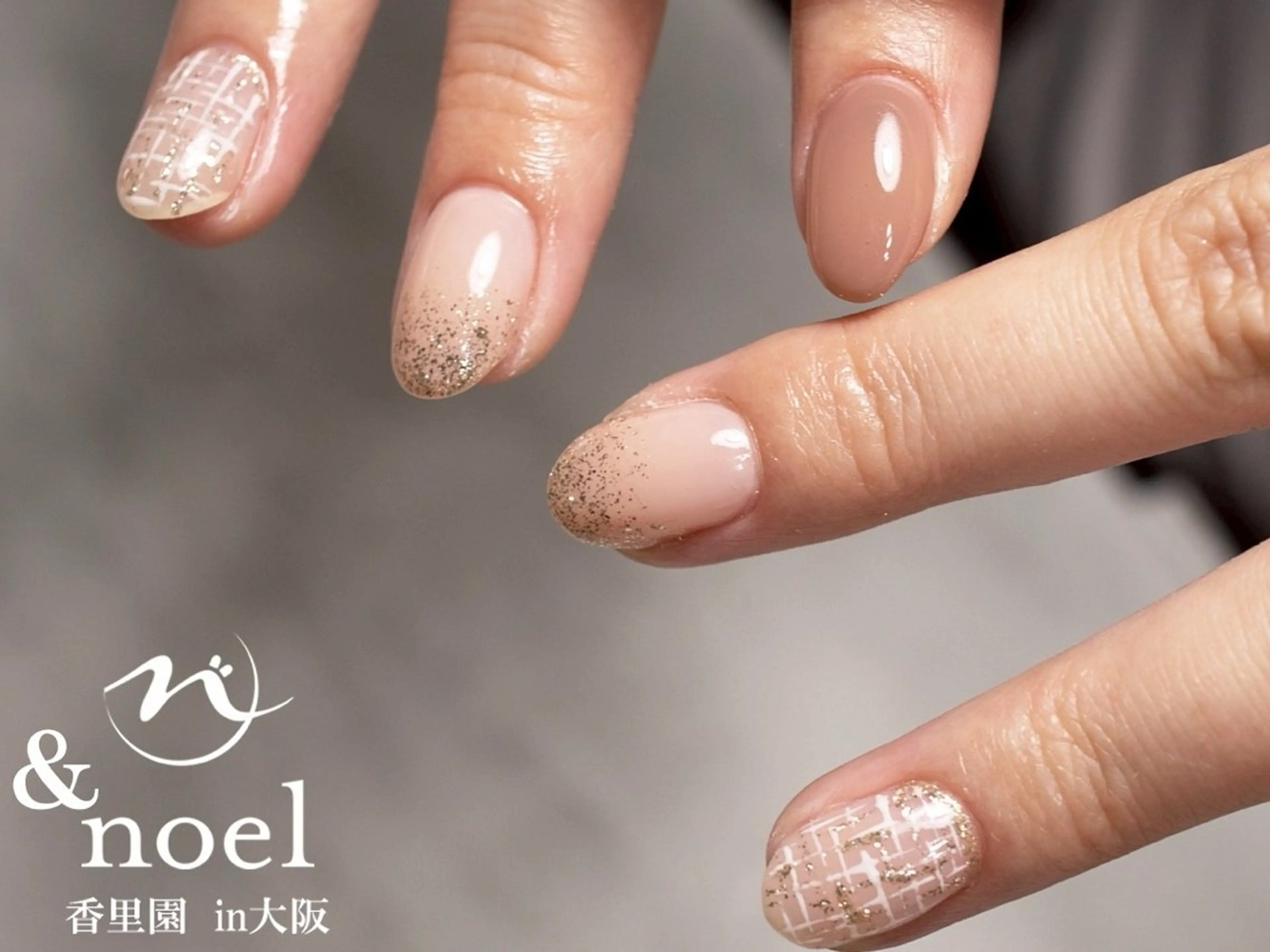 ネイル ハンドネイル Nailsalon &Noel所属・もも 🍑のネイルデザイン
