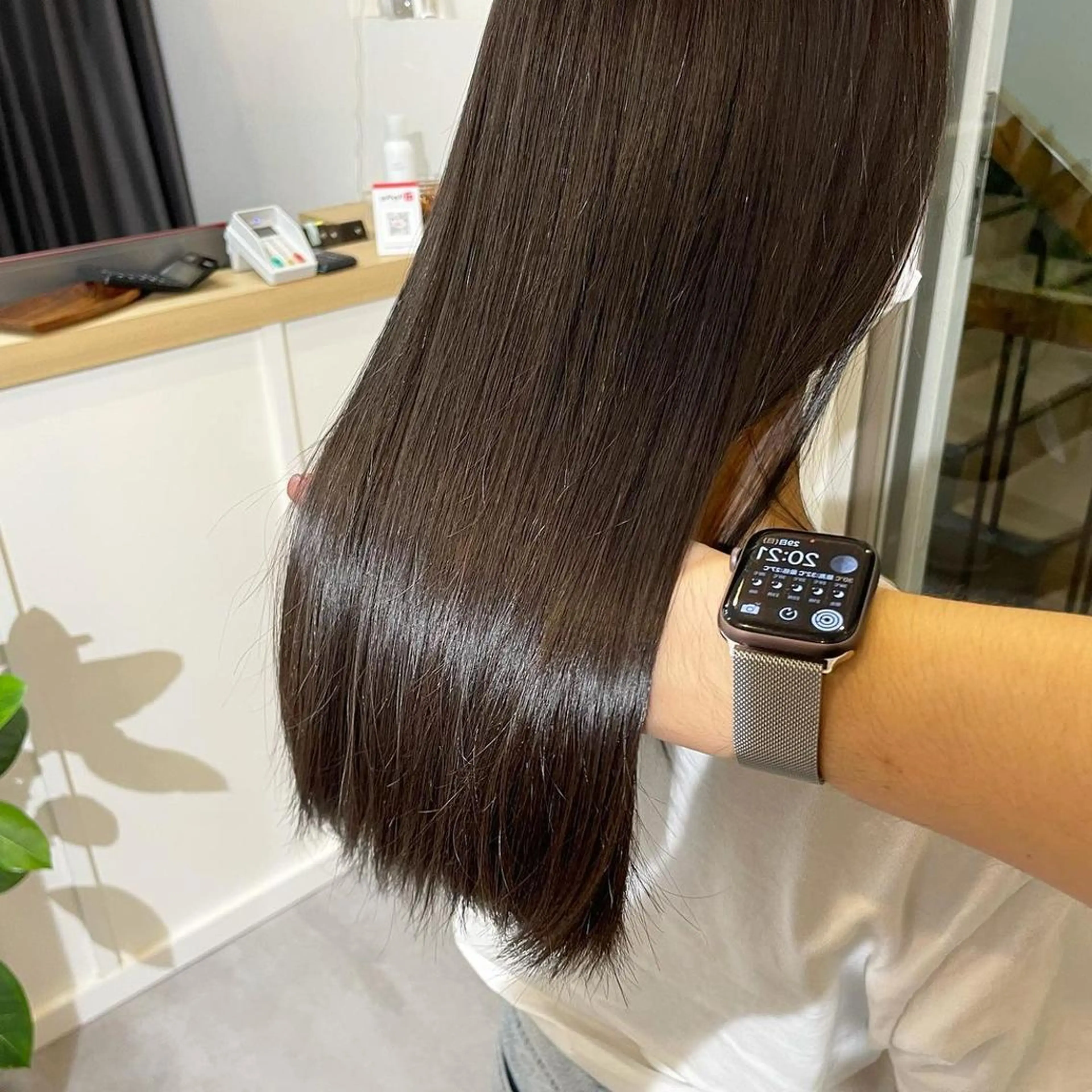 ミディアム 髪質改善 Noe心斎橋店のヘアスタイル