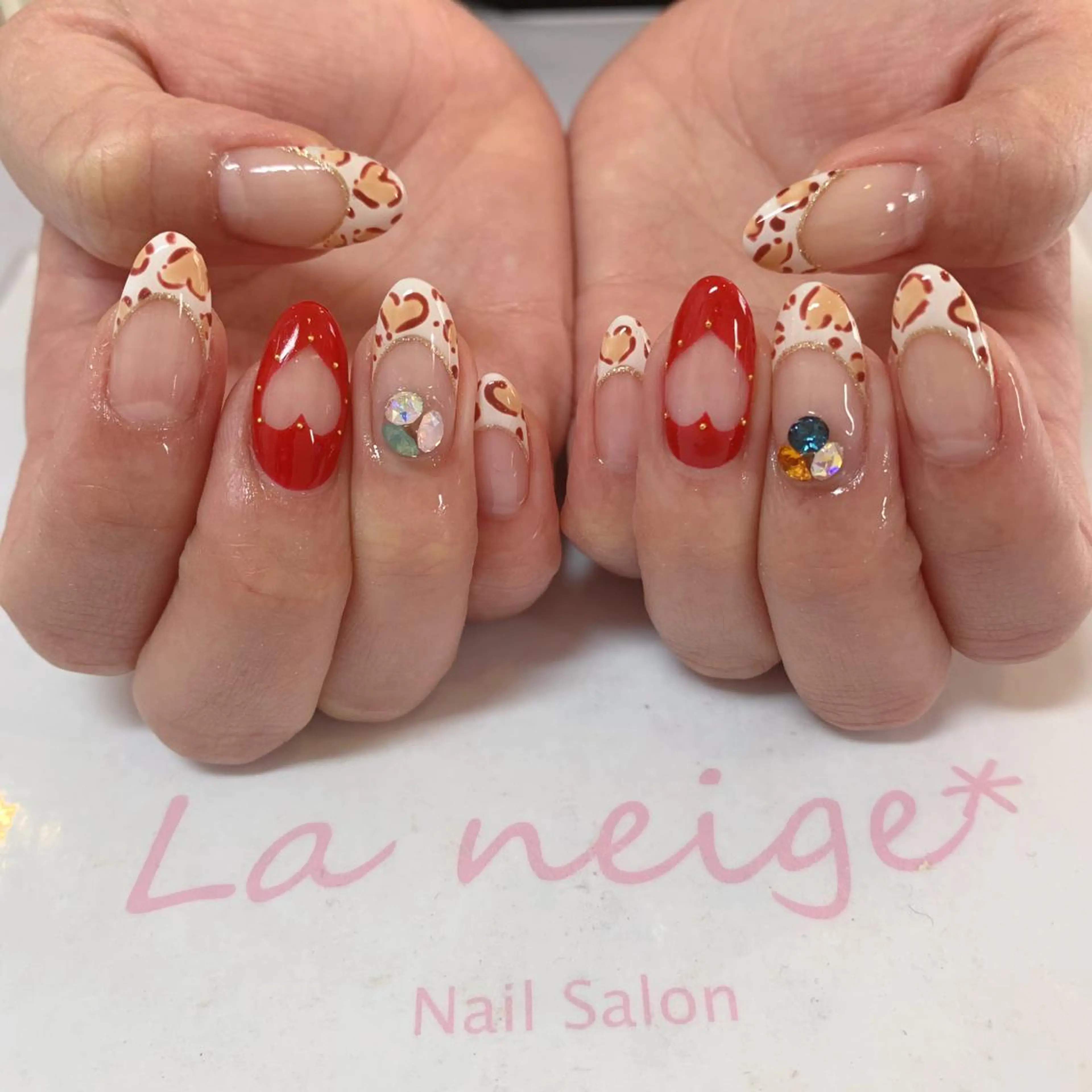 ネイル La neige* yuki 🥯🍑のネイルデザイン