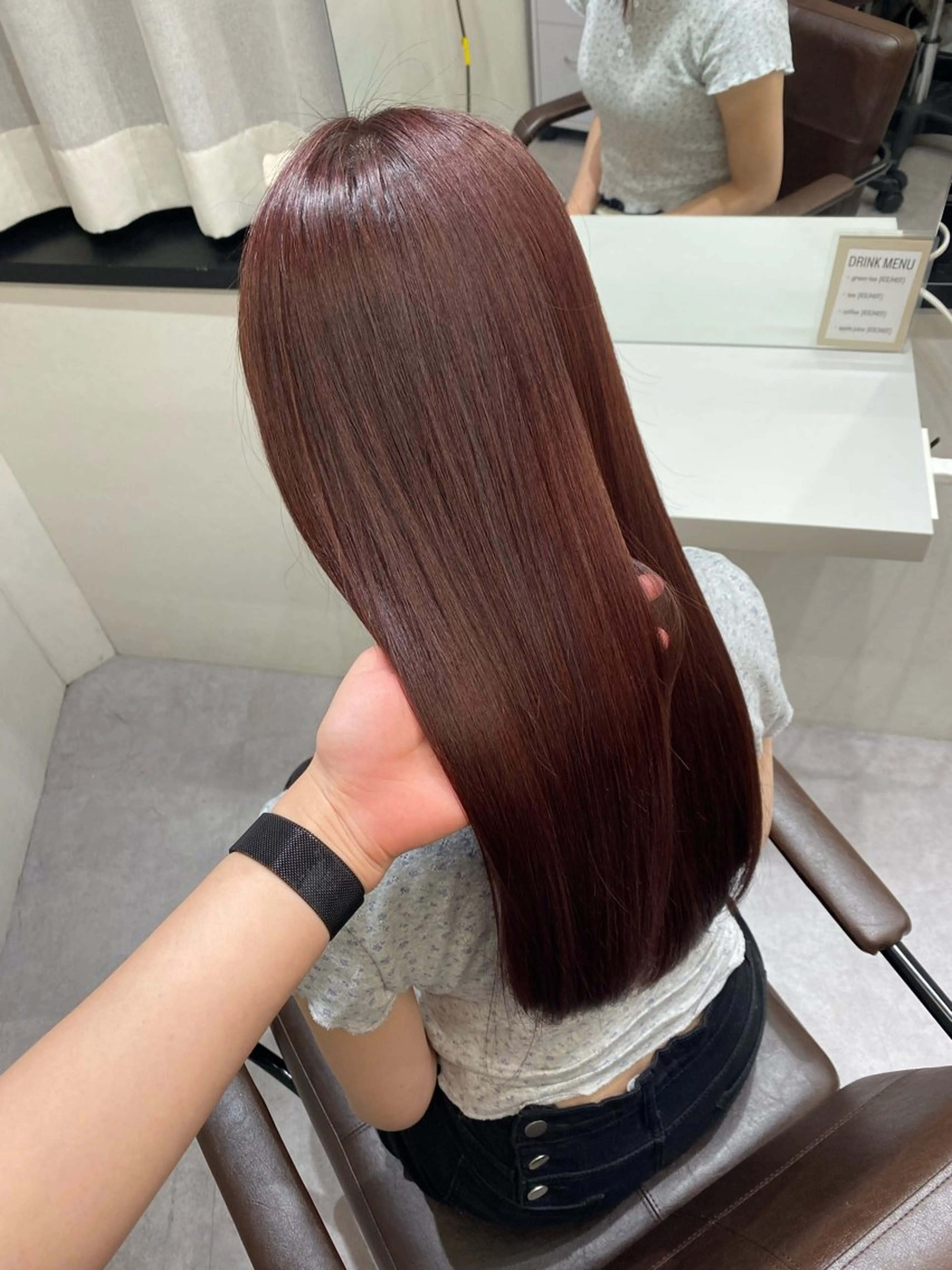 ロング カラー 艶髪/縮毛矯正/ Core mikuaのヘアスタイル