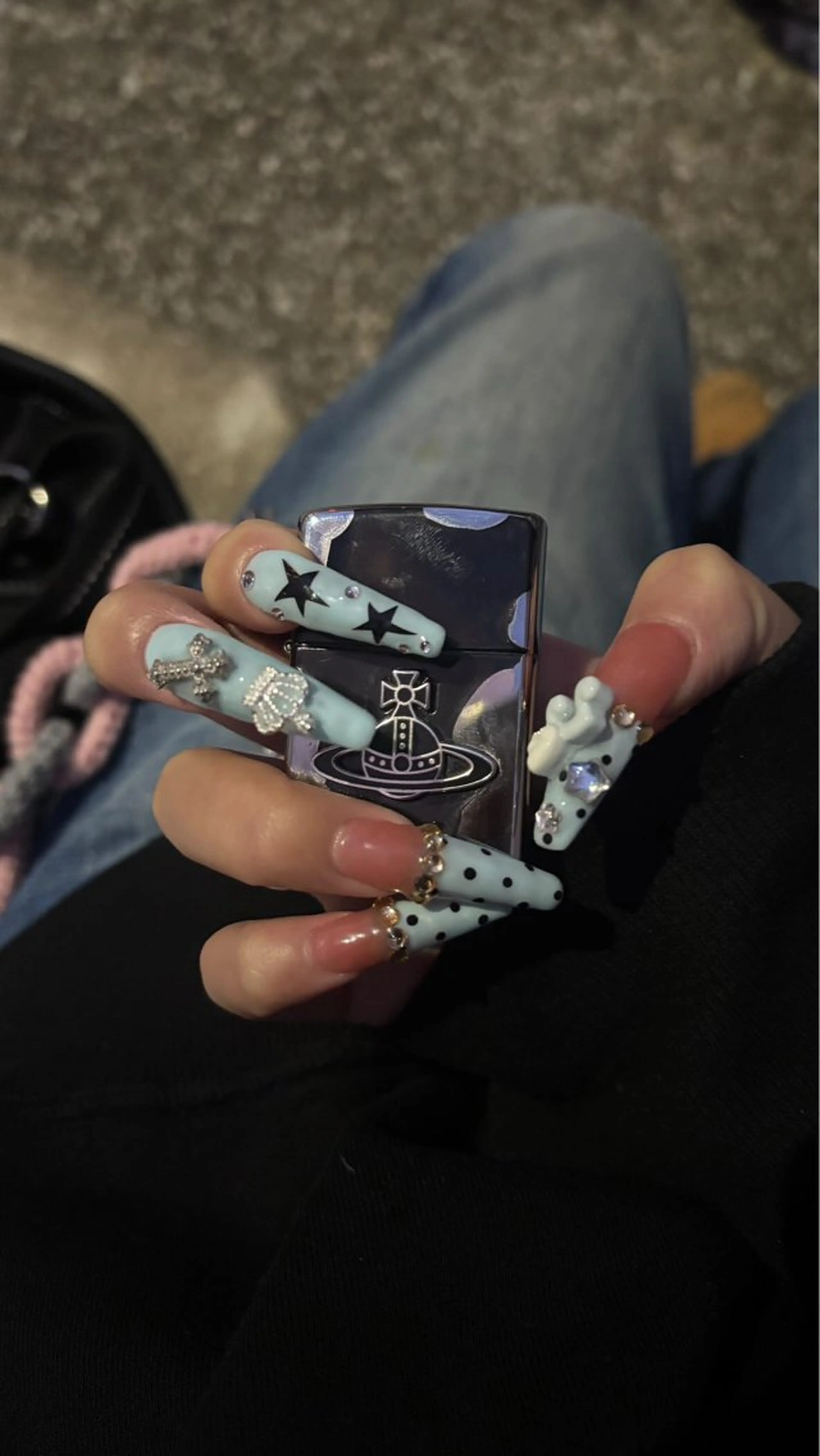 ネイル ハンドネイル 🐬Cxxu° Nail✝️のネイルデザイン