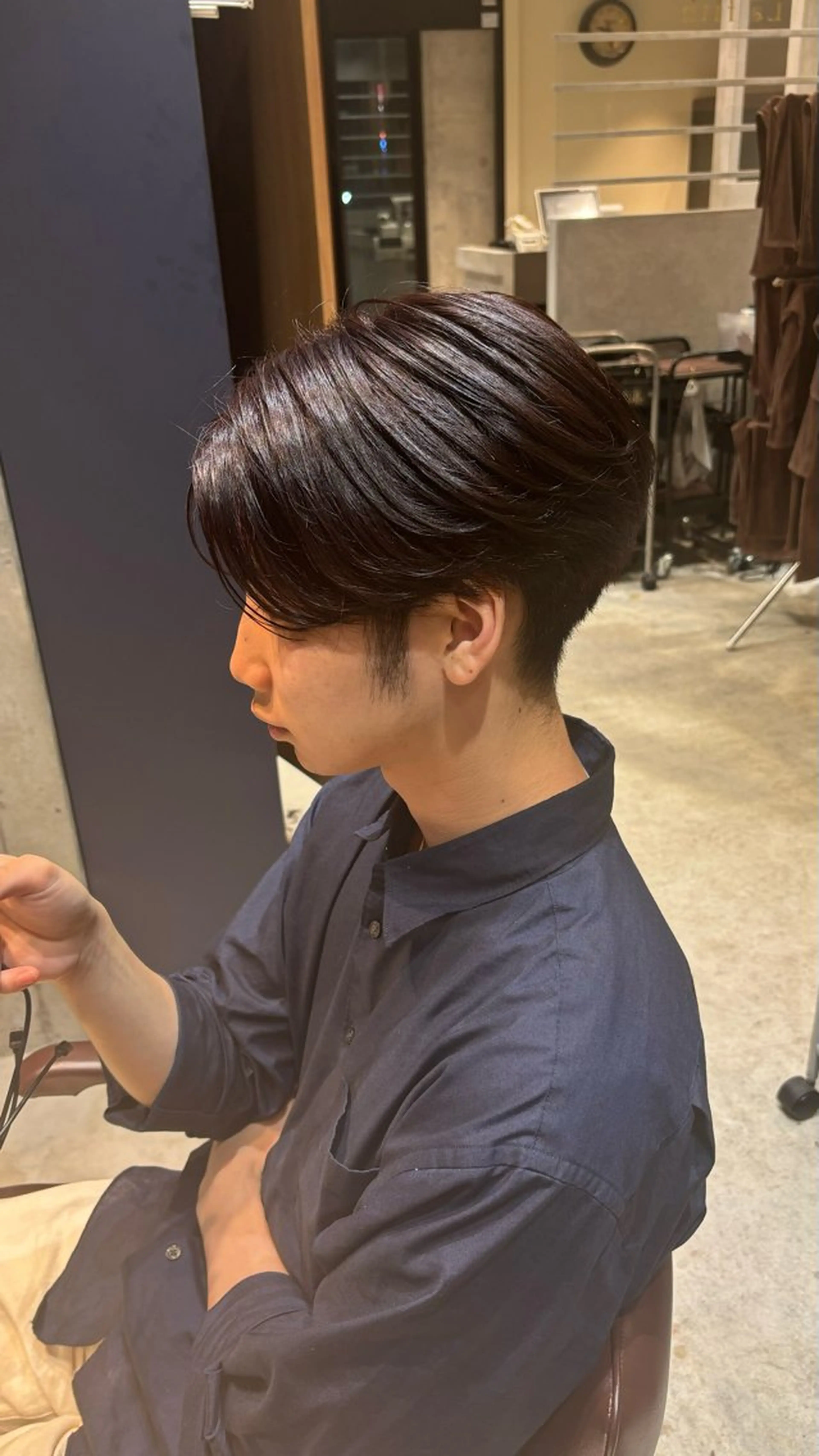 カラー パーマ メンズ lafith hair tone 竹ノ塚店所属・透明感🩷／艶髪 💗Misakiのヘアスタイル