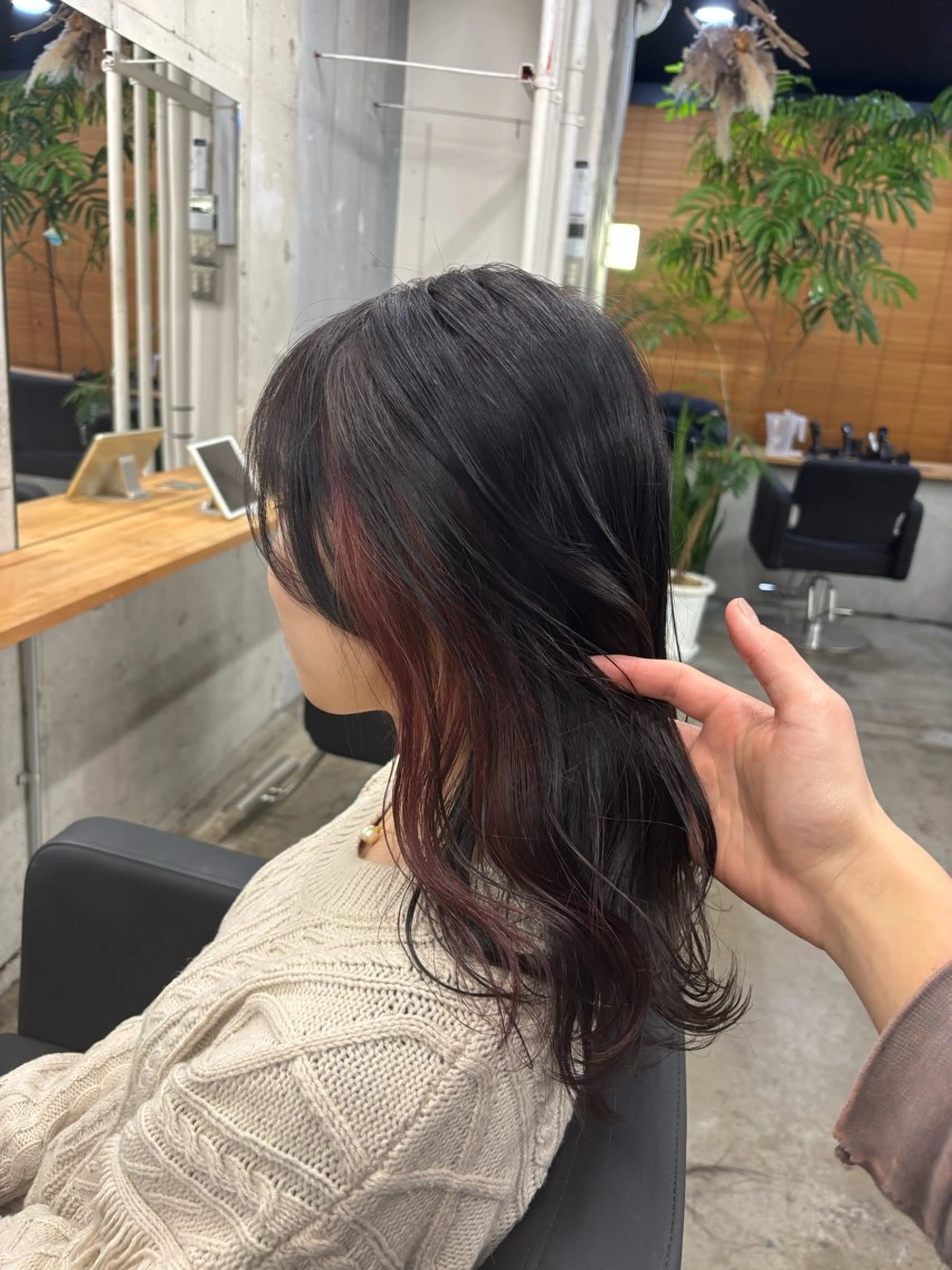 ミディアム カラー カット ヘアカラー mono / Manatoのヘアスタイル