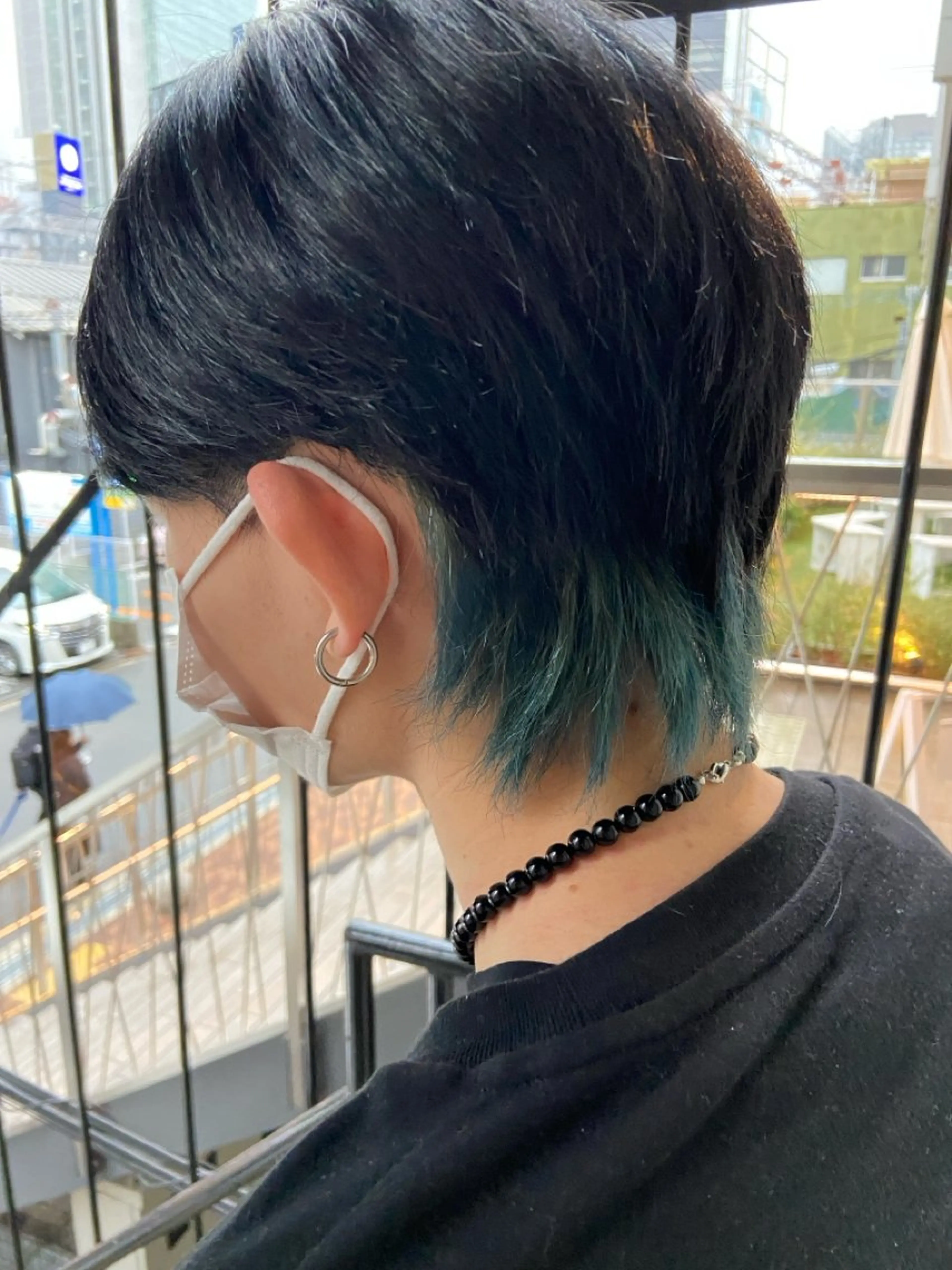 ショート カラー メンズ GO TODAY所属・ハイトーン/小顔 カット/Ayumuのヘアスタイル