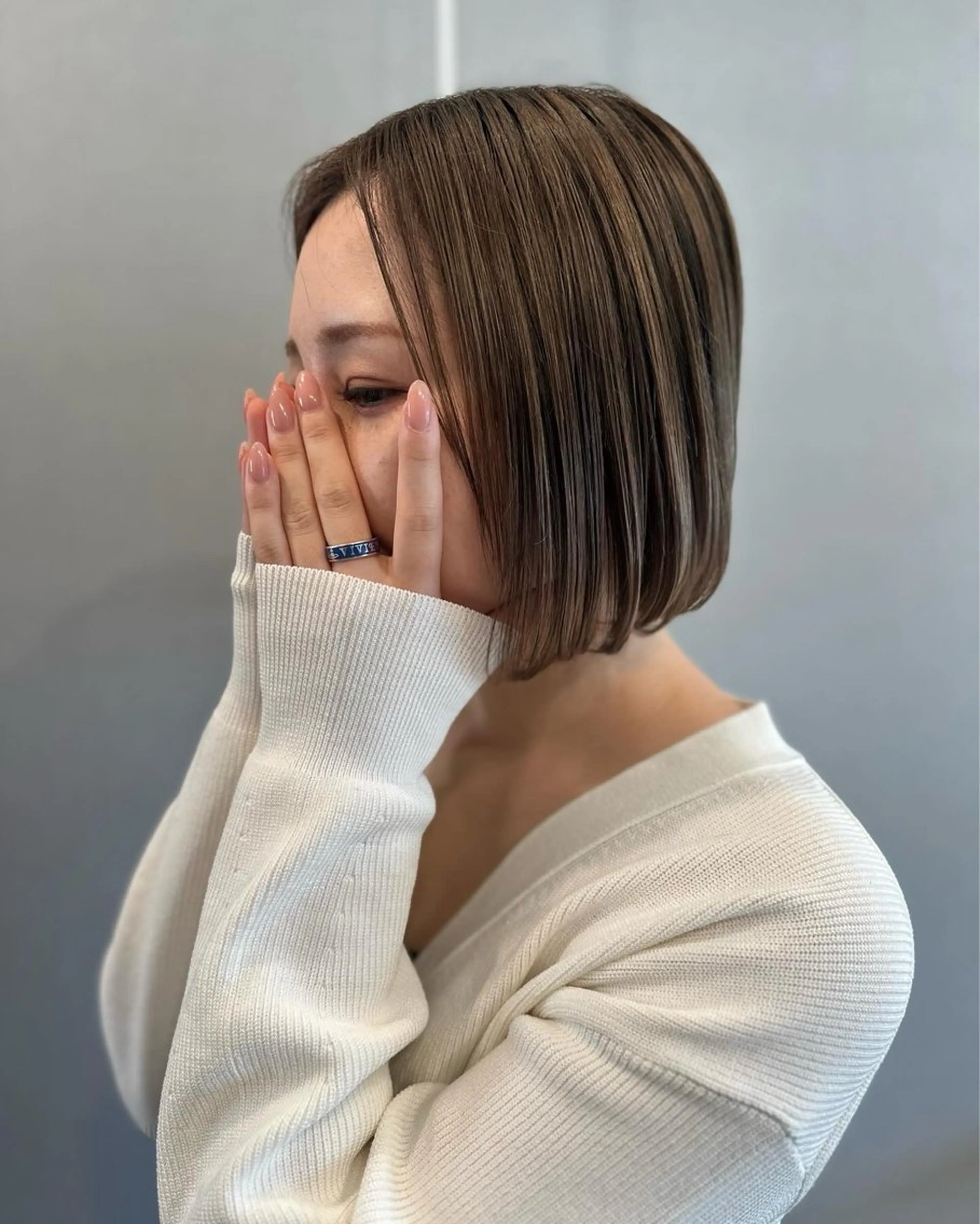 ショート カラー カット ヘアカラー トリートメント K Harukaのヘアスタイル