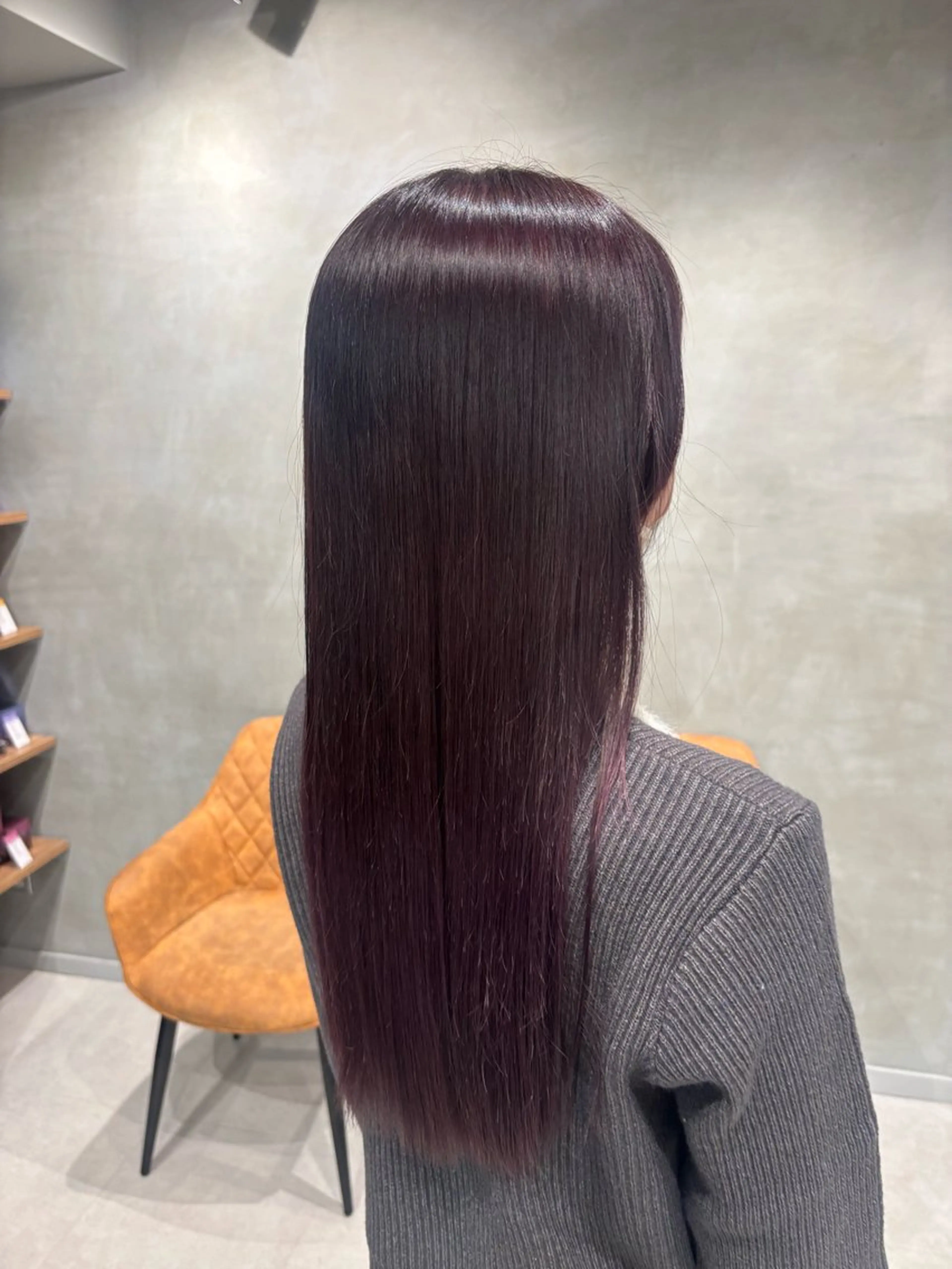 ロング カラー ブリーチ ラベンダーカラー ヘアカラー うる艶カラー✨️ 耳ツボ💠mamiのヘアスタイル