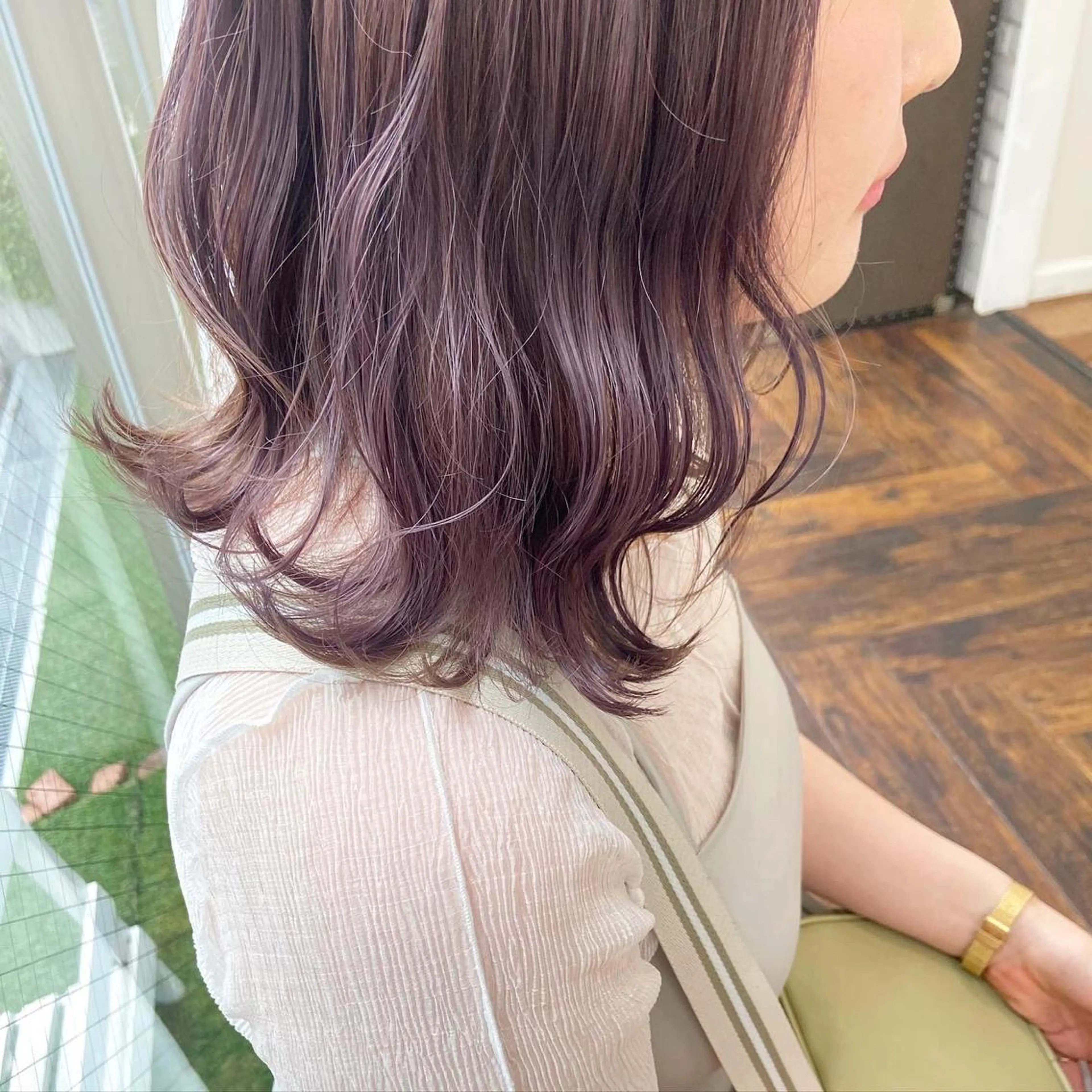 ミディアム カラー 💐KAYLEE💐 bycuracionのヘアスタイル