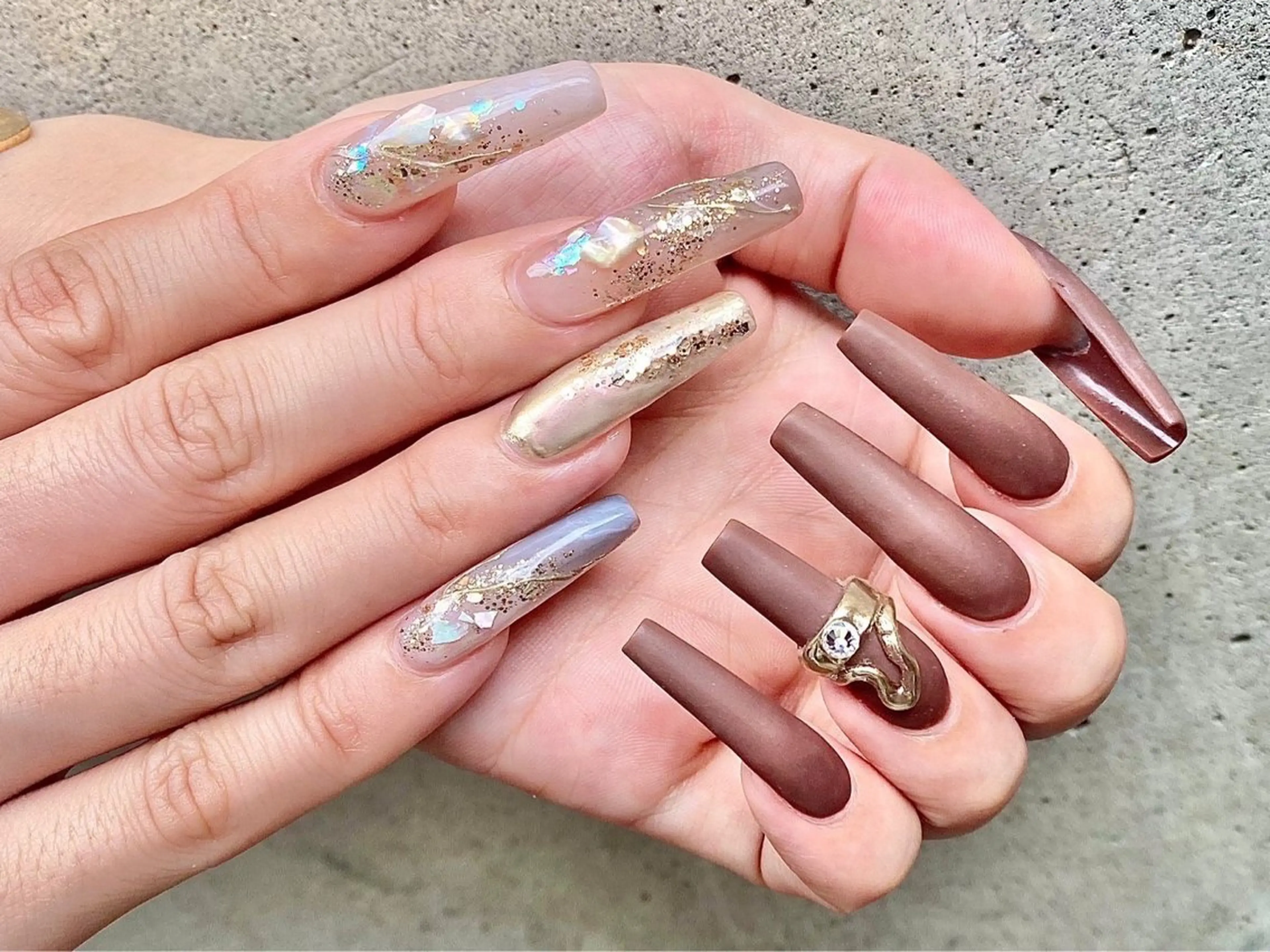 【オフ込】ハンド💅✨🟩チップ長さ出し10本付🟩持ち込み120分アートコース💖の写真