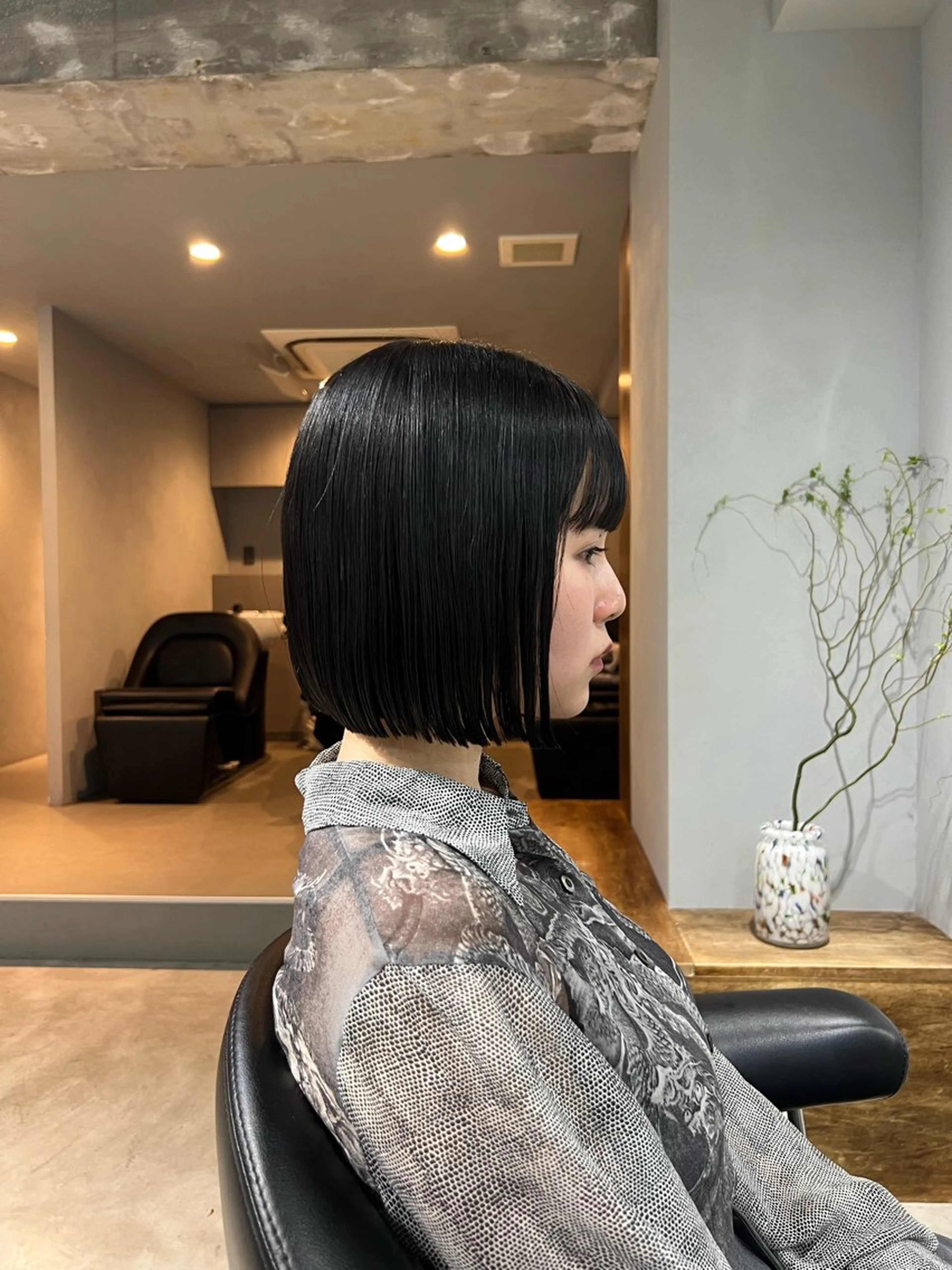 ショート カラー ヘアカラー トリートメント akane/ボブ /オリーブ/ブラウンのヘアスタイル