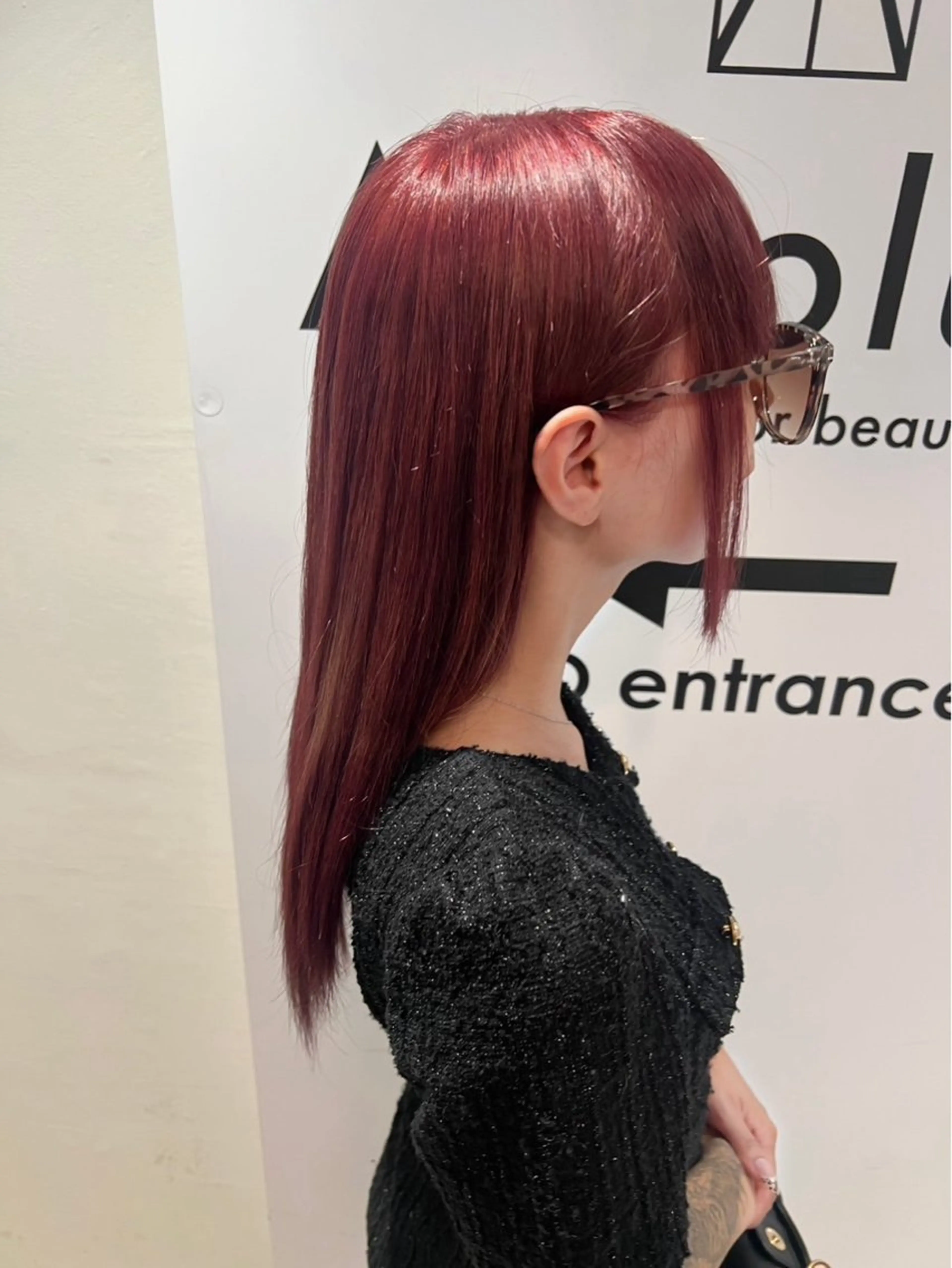 カラー レッドカラー ブリーチ/フルカラー /鈴木のヘアスタイル