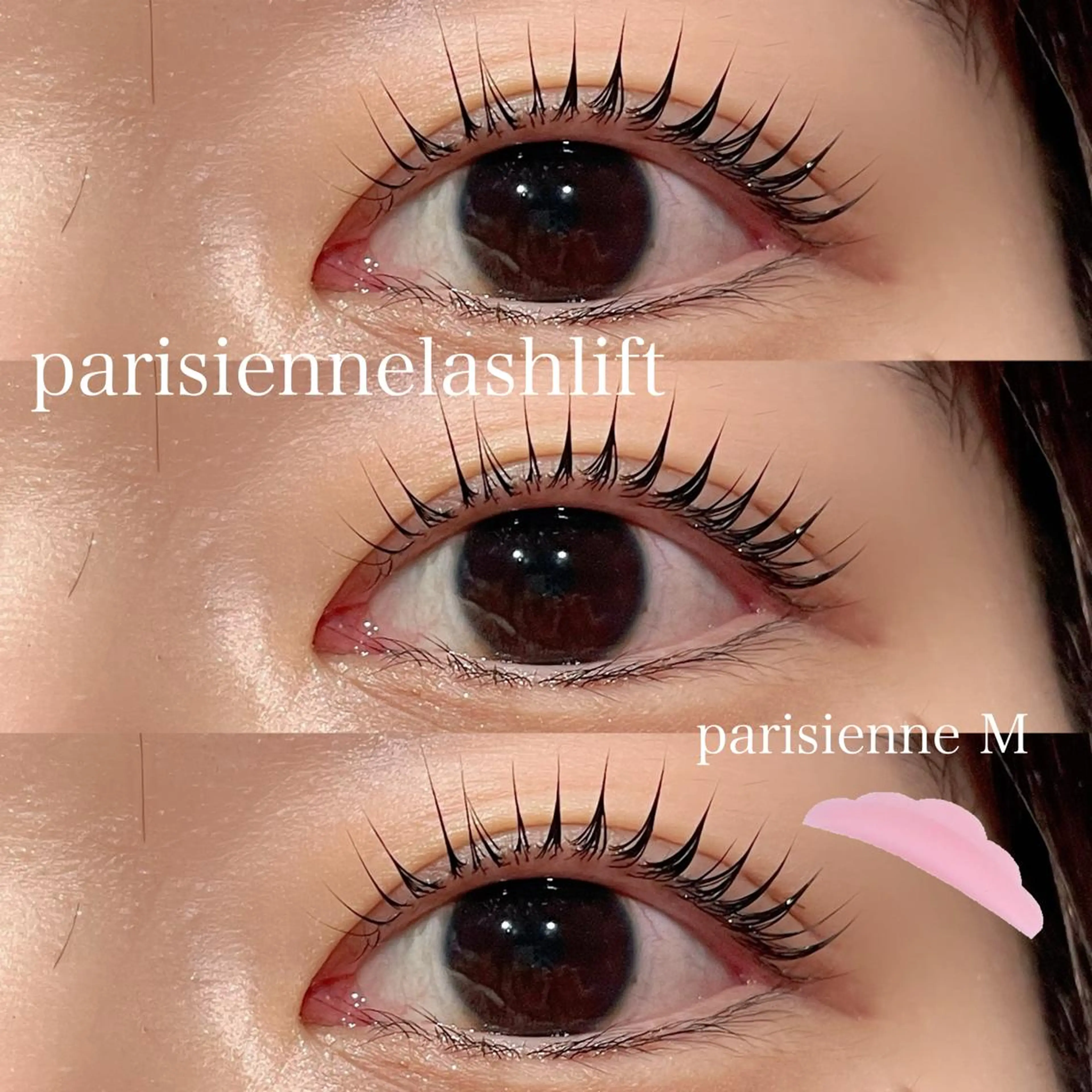 マツエク・マツパ パリジェンヌラッシュリフト マツパ Ayaka 【パリジェンヌ】のマツエク・マツパデザイン