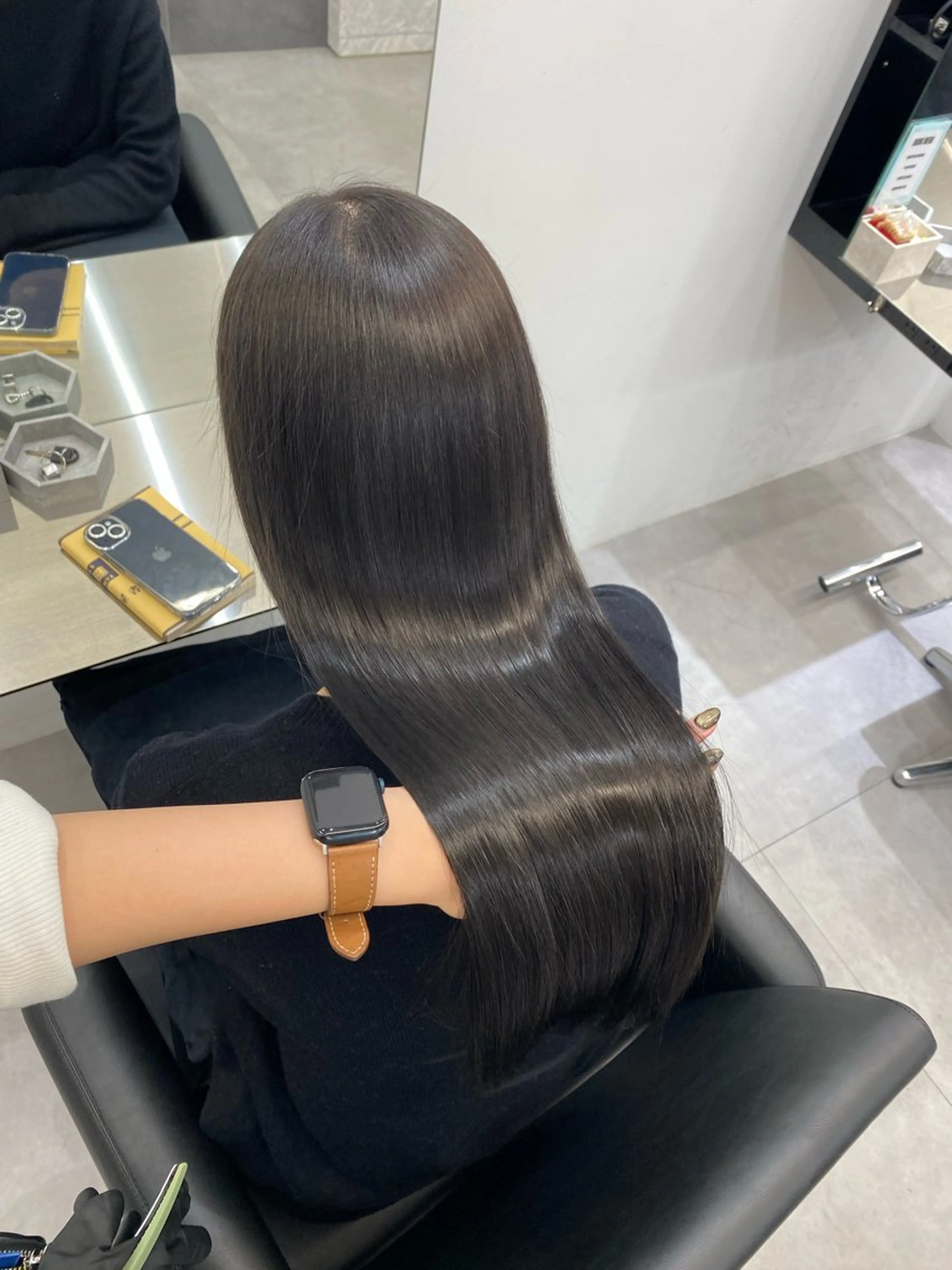 ロング 艶髪/縮毛矯正/ Core mikuaのヘアスタイル