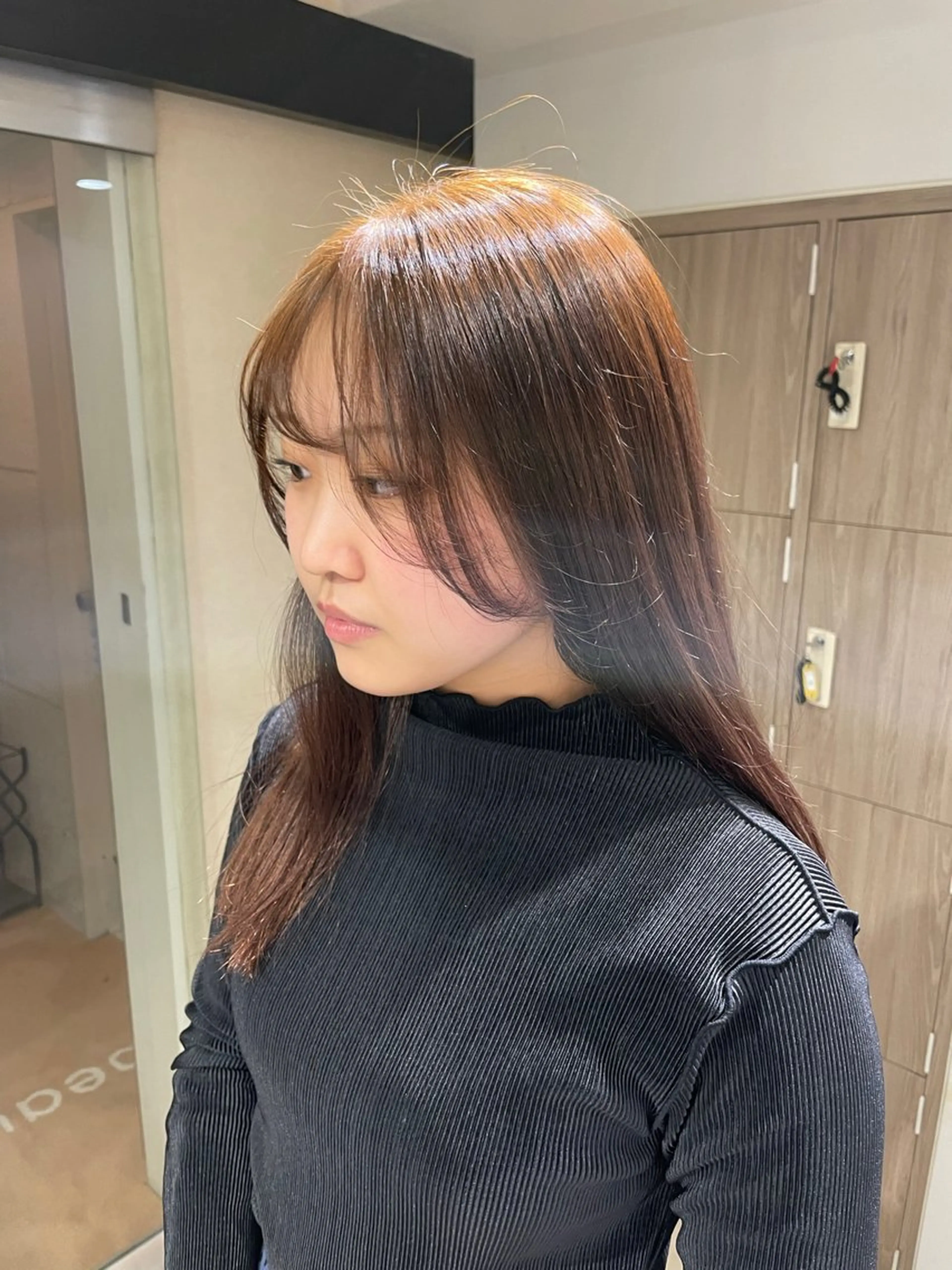 セミロング F.所属・miku 🍑髪質改善サロンのヘアスタイル