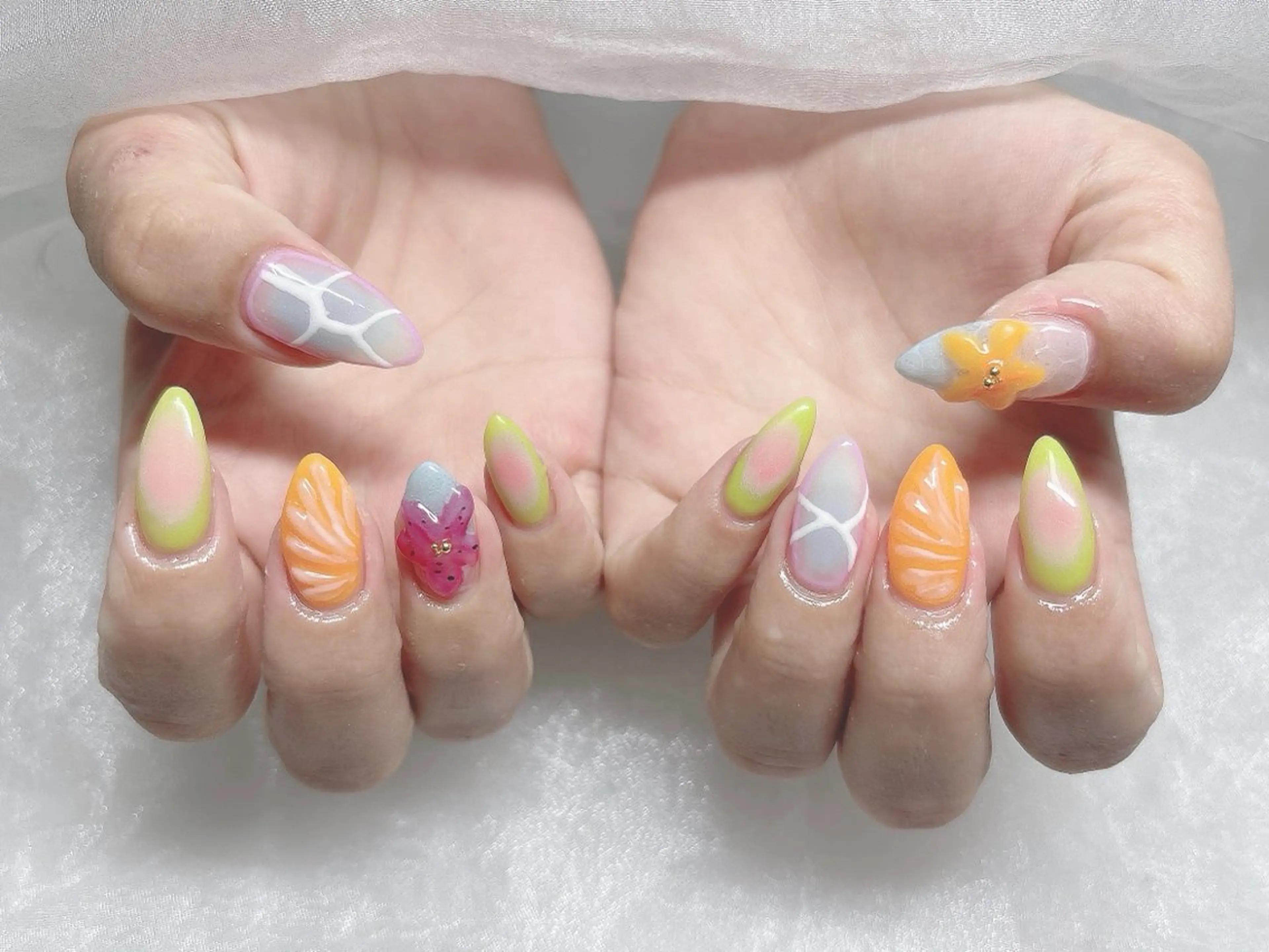 ネイル ハンドネイル BABY LION :Fumiyoのネイルデザイン