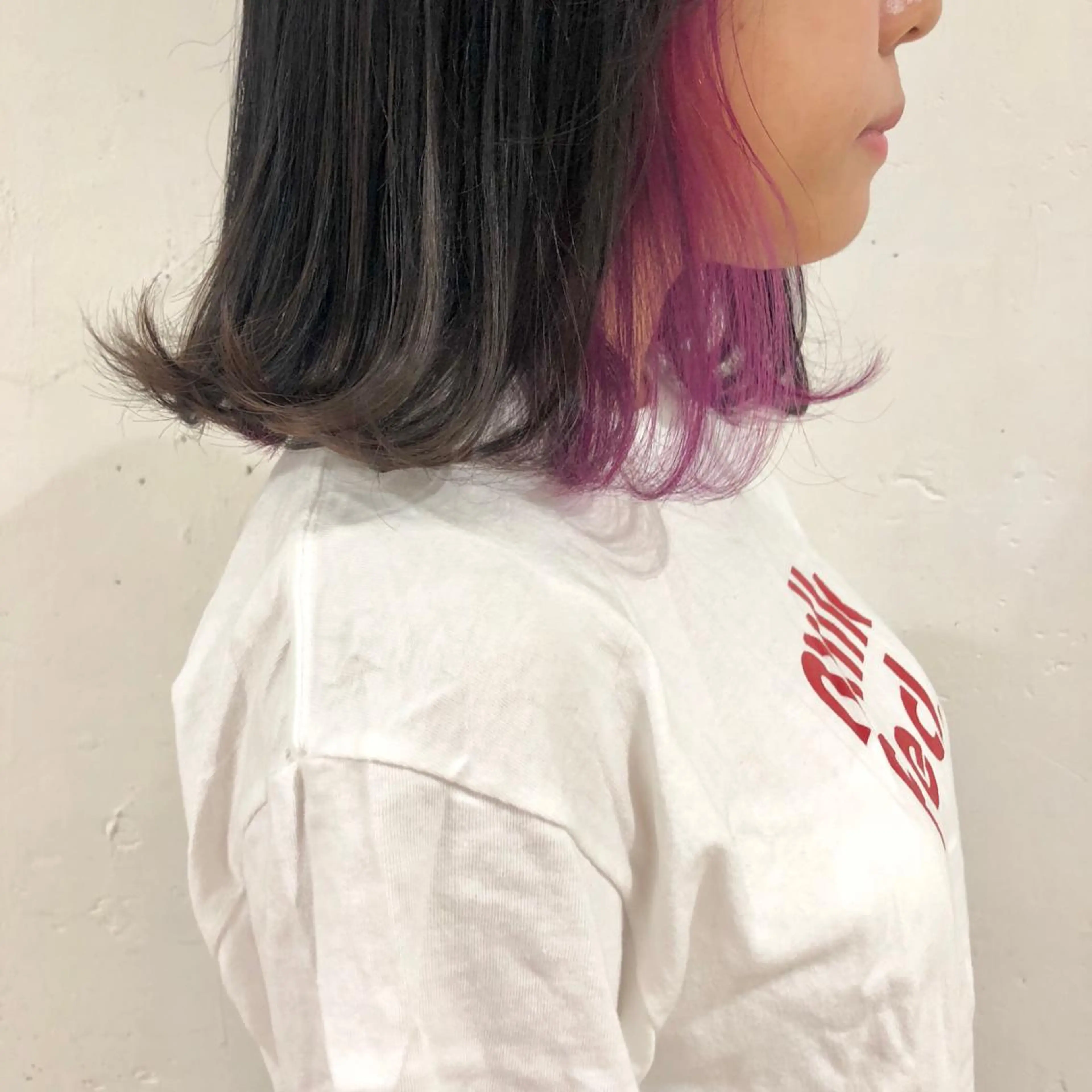 ミディアム カラー ヘアカラー hayaka todaのヘアスタイル