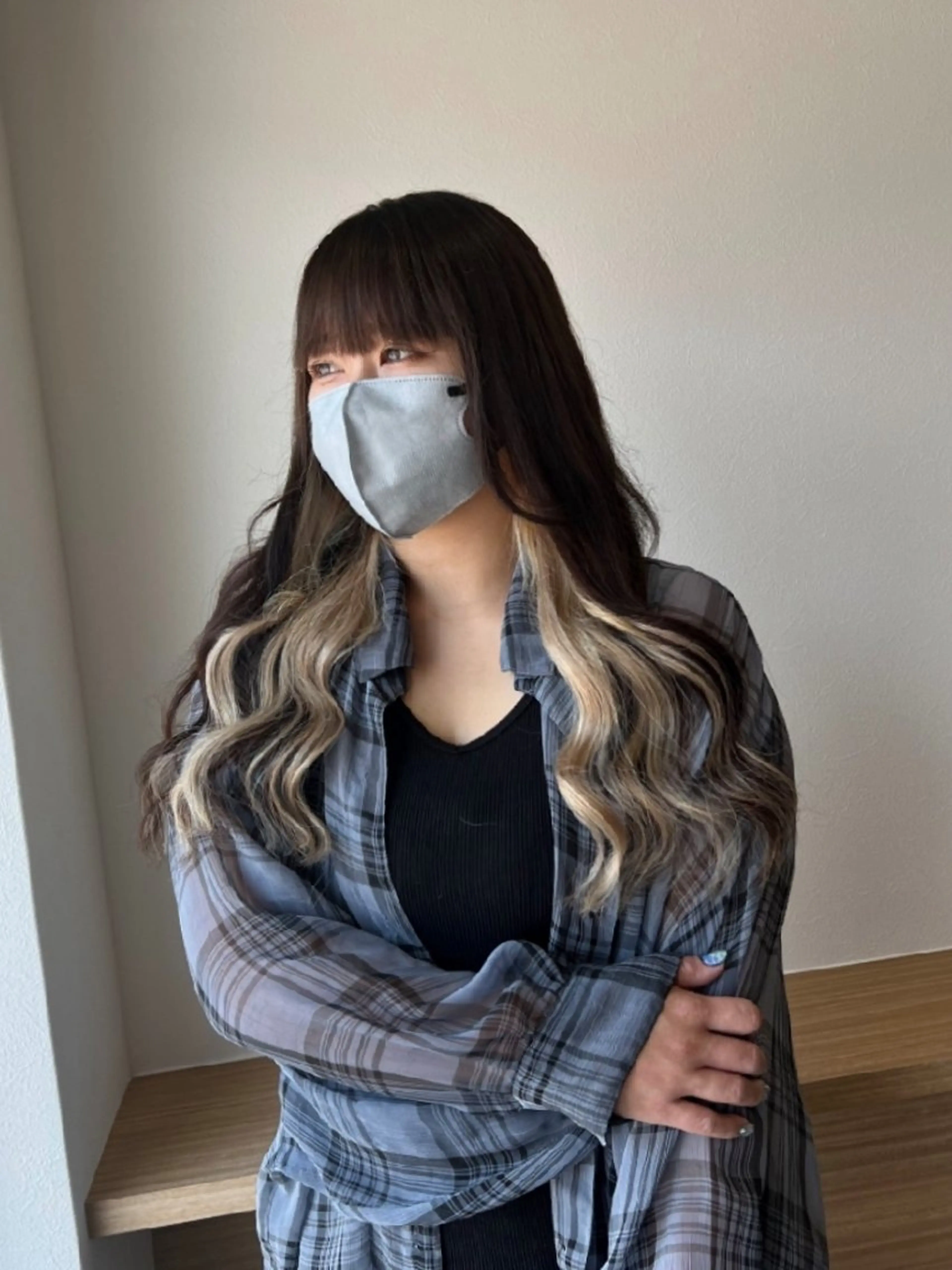 ロング プルエクステ エクステ 髪質改善 カット エクステ 小森 鈴佳のヘアスタイル