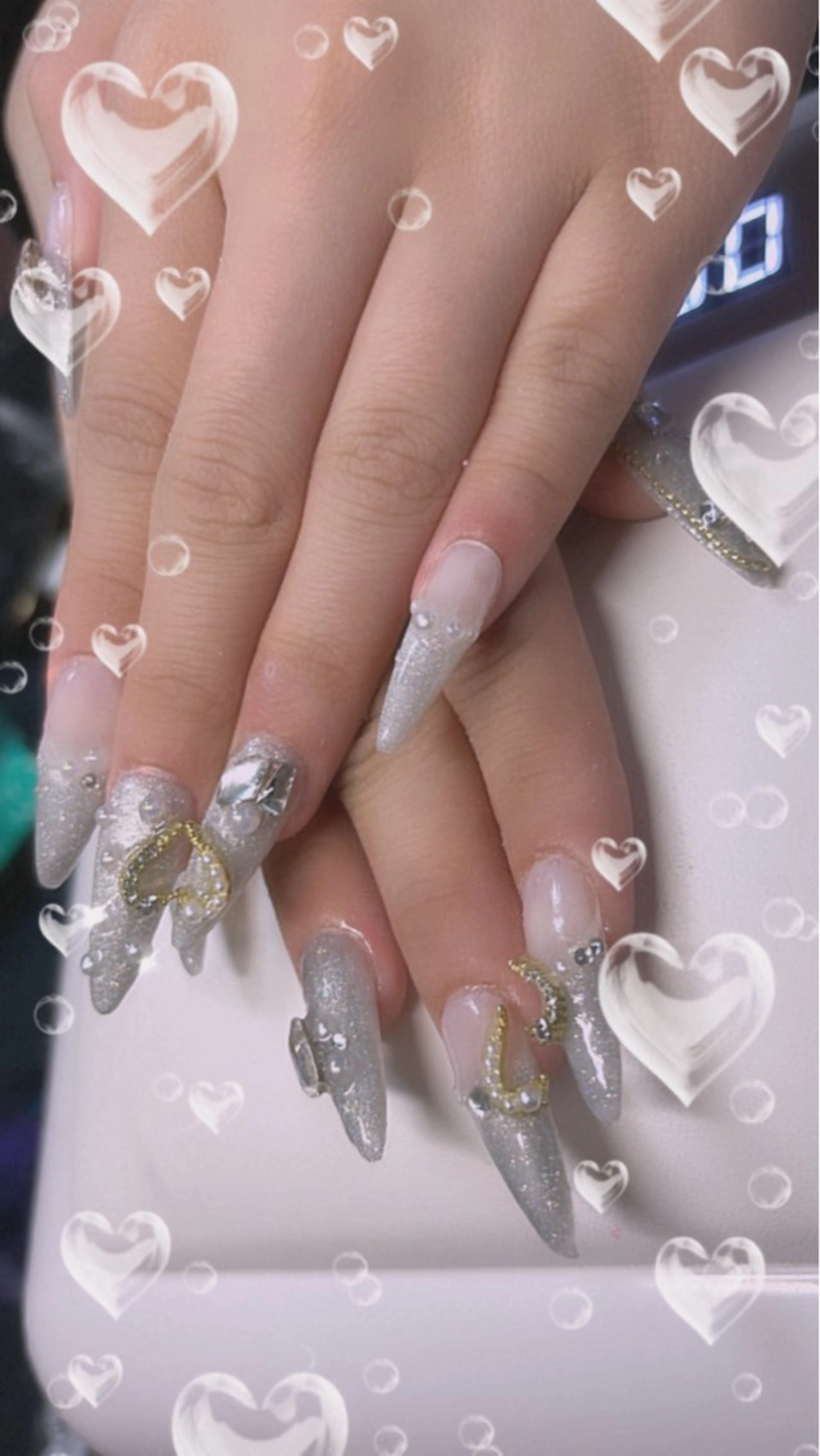 ネイル 長さ出し NailSalona.k.a所属・k CHIORIのネイルデザイン