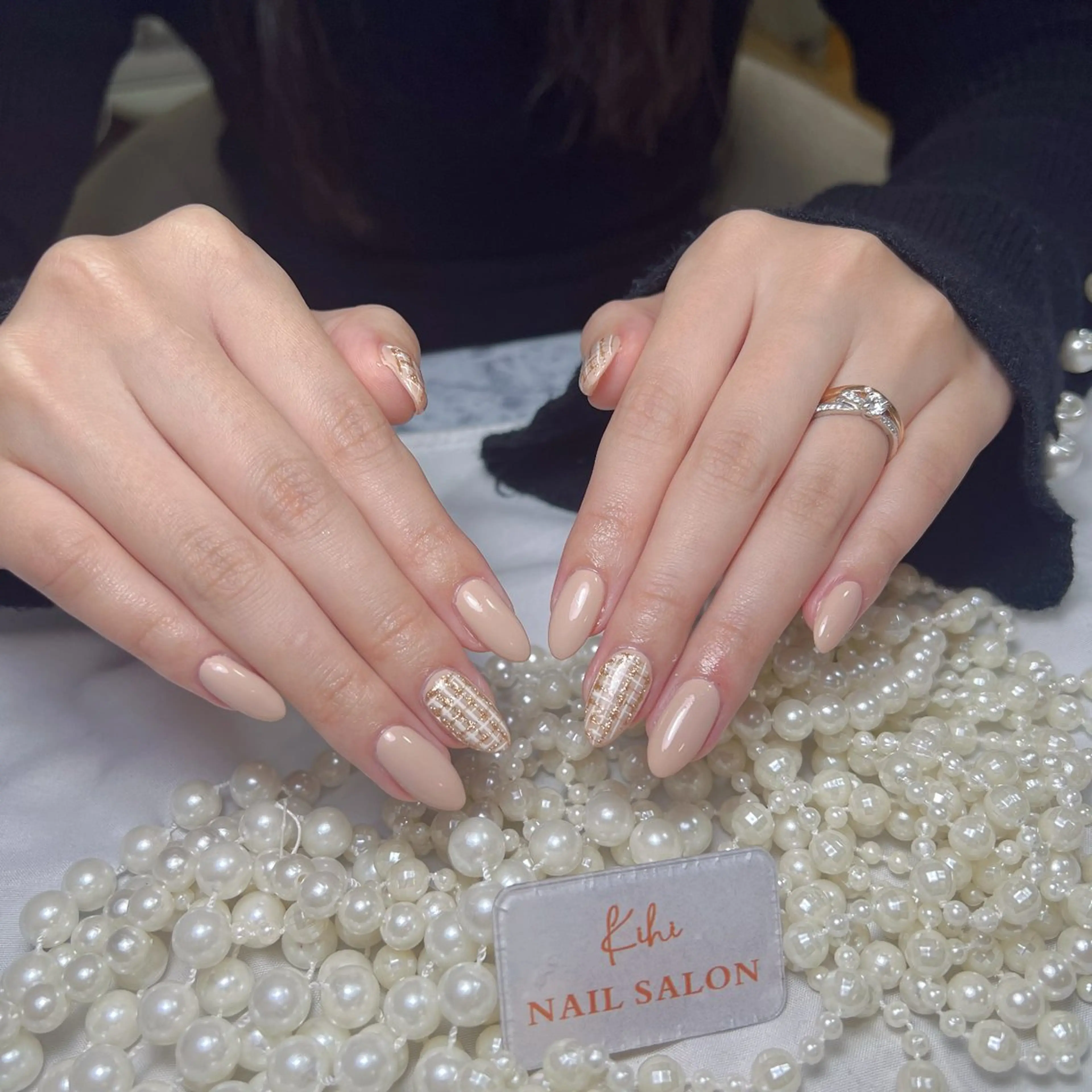 ネイル アートネイル フレンチネイル ジェルネイル グラデーション 韓国ネイル 村中 ハナのネイルデザイン